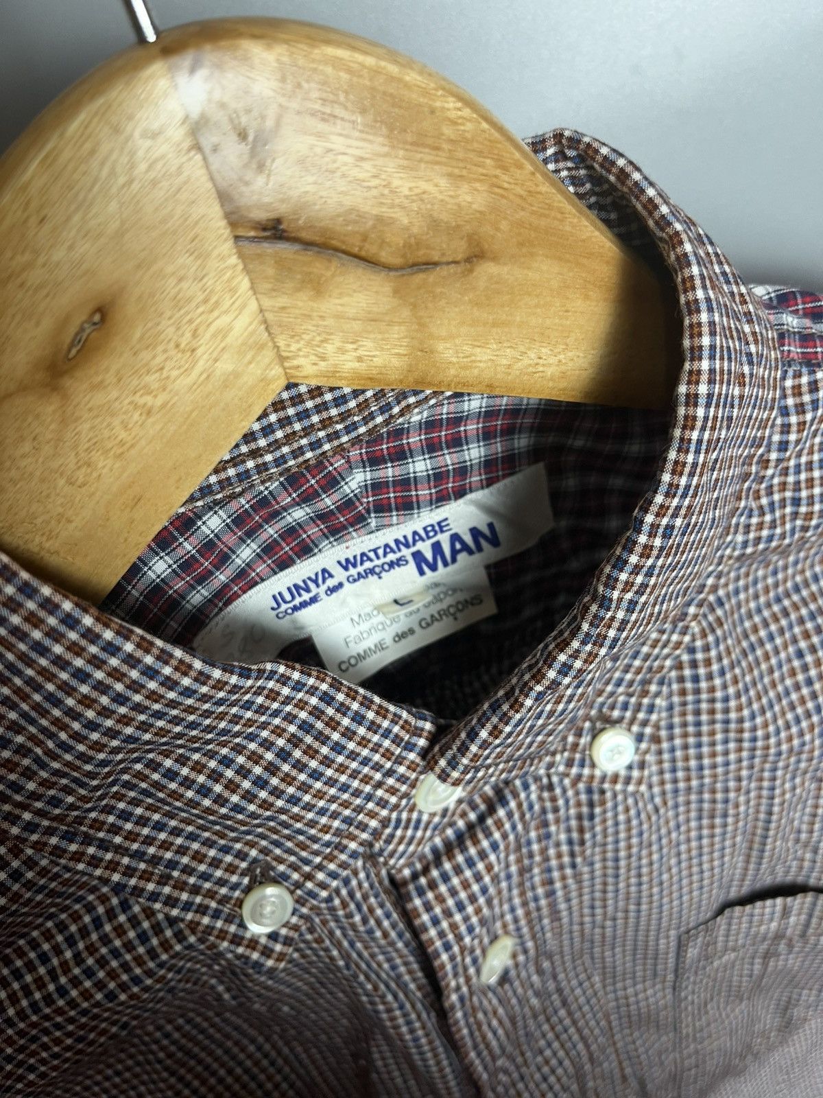 Junya Watanabe Junya Watanabe Comme Des Garcons crinkled button up shirt Size US M / EU 48-50 / 2 - 5 Thumbnail