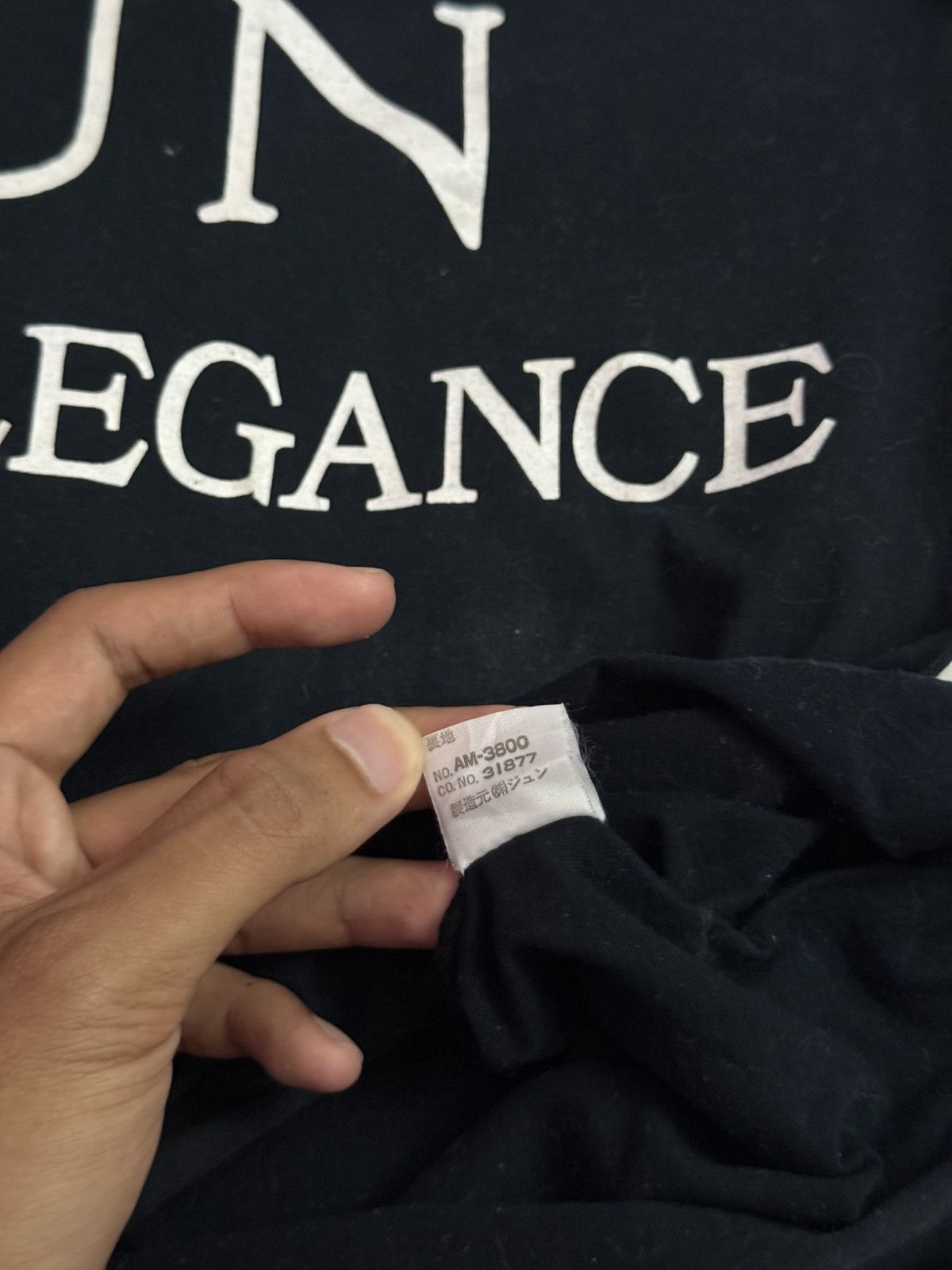 Jun Takahashi Distressed Vintage Jun Takashi “Cool and Elegance” Wording Size US M / EU 48-50 / 2 - 6 Thumbnail