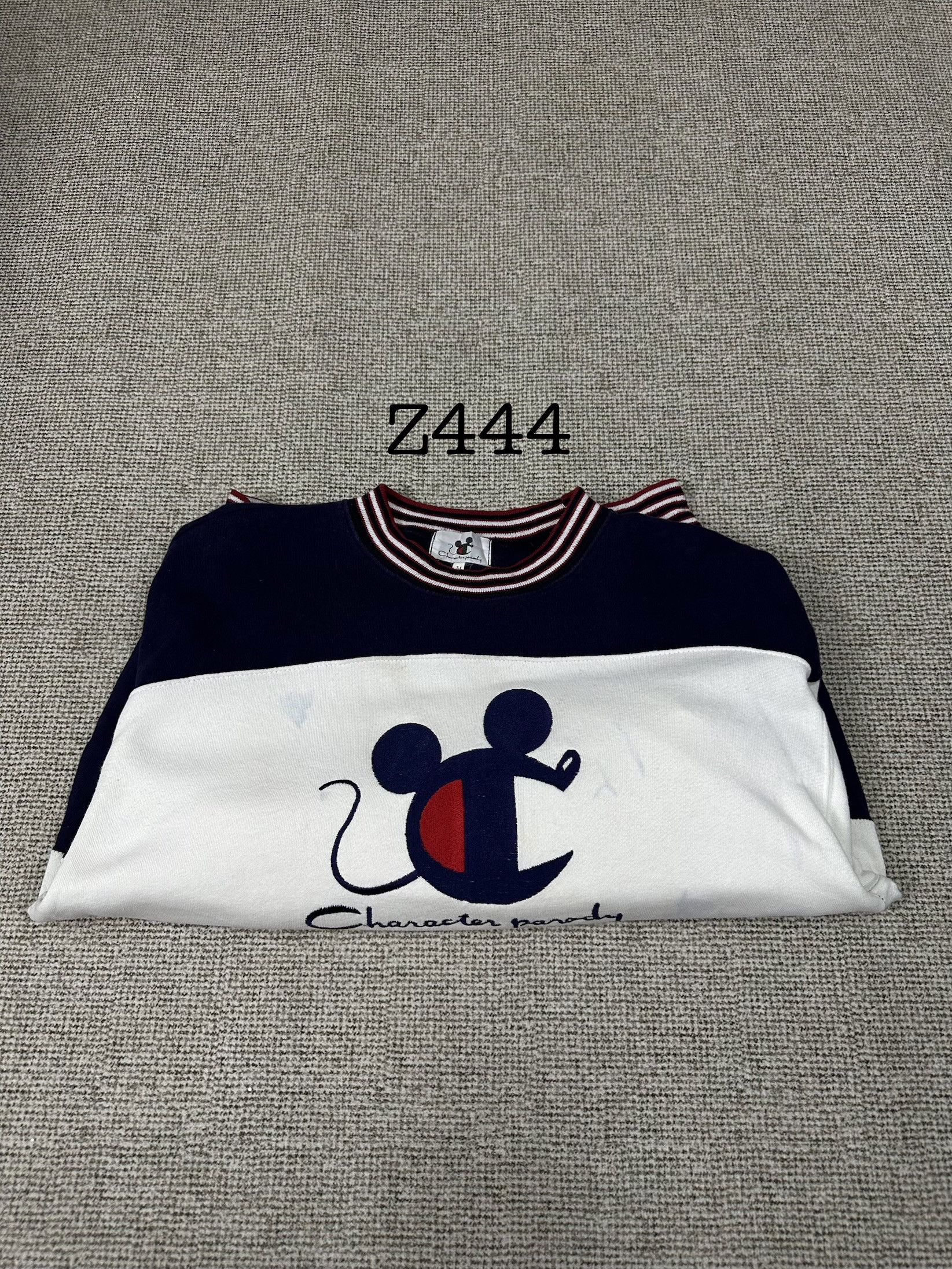 Vintage Vintage Character Parody Champion X Mickey Sweatshirt Z444 Size US M / EU 48-50 / 2 - 13 Thumbnail