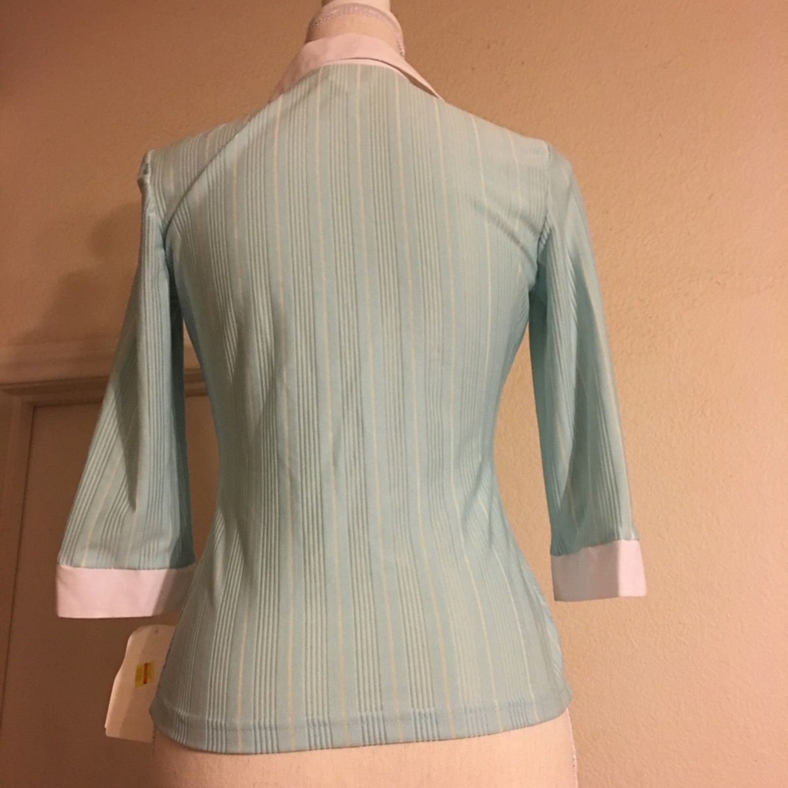 Other Anxiety brand collared Blouse 3/4 Sleeve NWT S Size S / US 4 / IT 40 - 2 Thumbnail