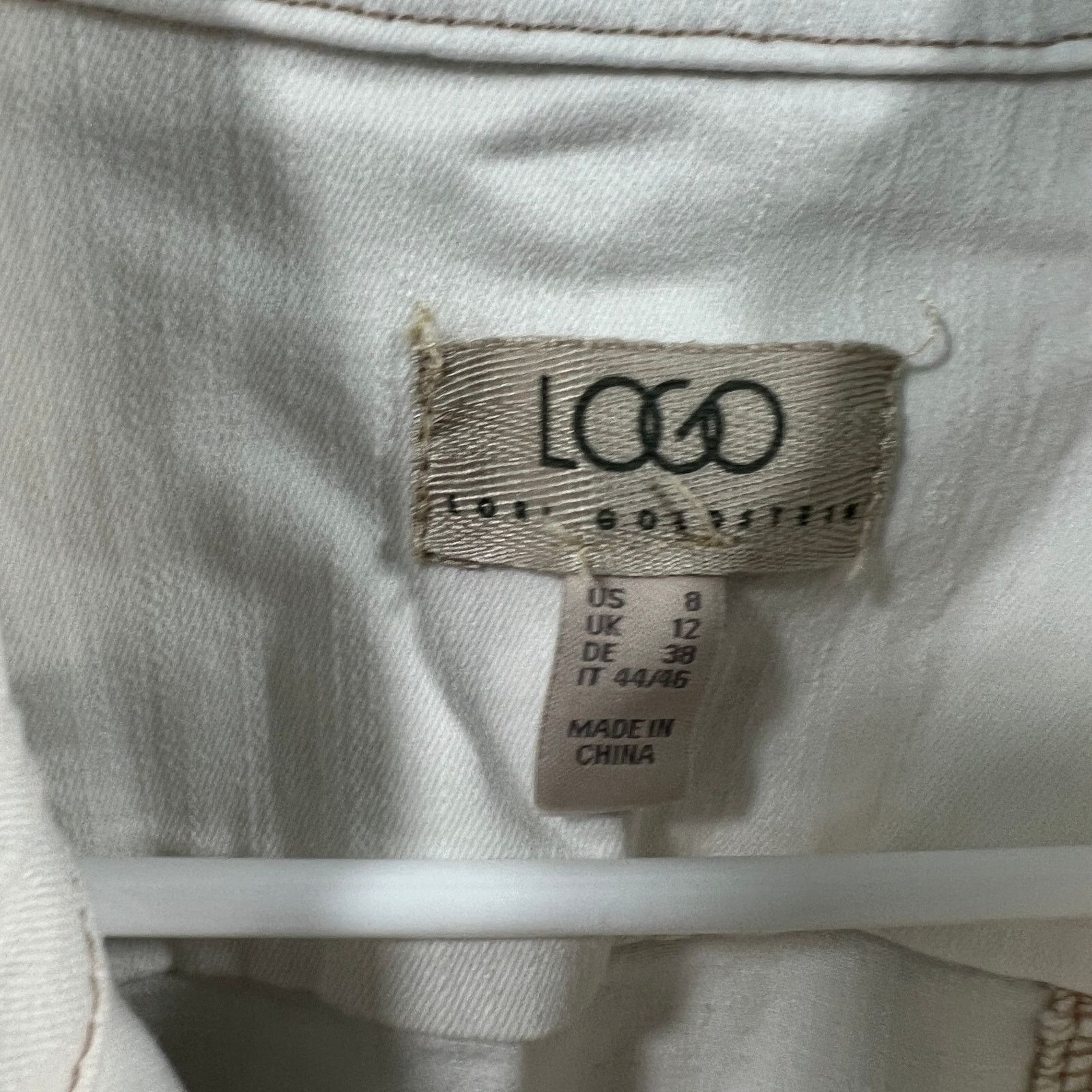 Other LOGO by Lori Goldstein Jeans Jacket Womens Size M / US 6-8 / IT 42-44 - 3 Thumbnail