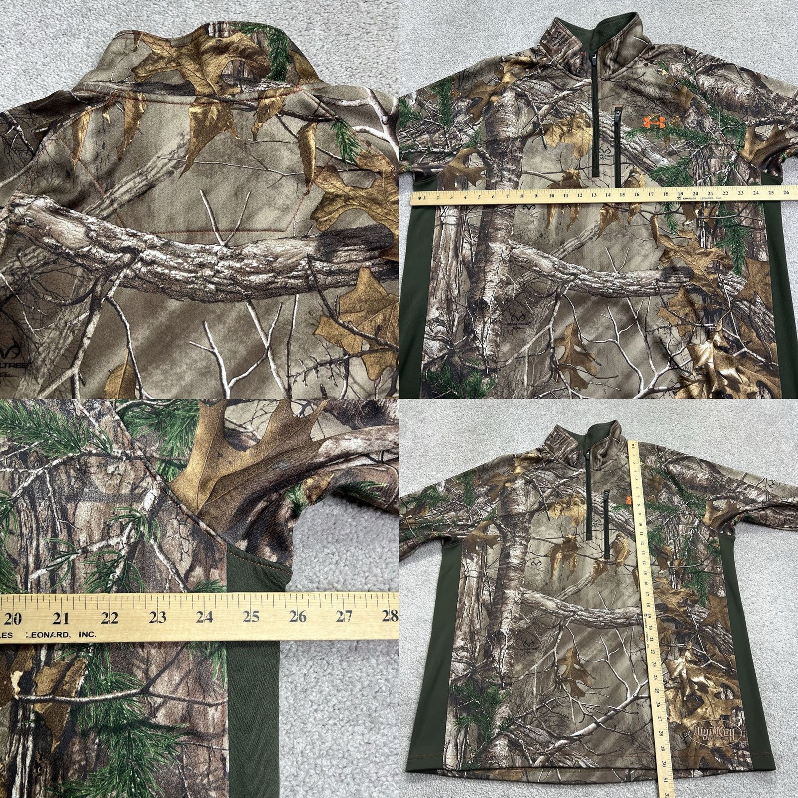 Under Armour Under Armour Camouflage 1/4 Zip Sweatshirt Men 2XL Pullover ColdGear Digi Key Electronics Embroidered Lower Front Size US XXL / EU 58 / 5 - 8 Thumbnail