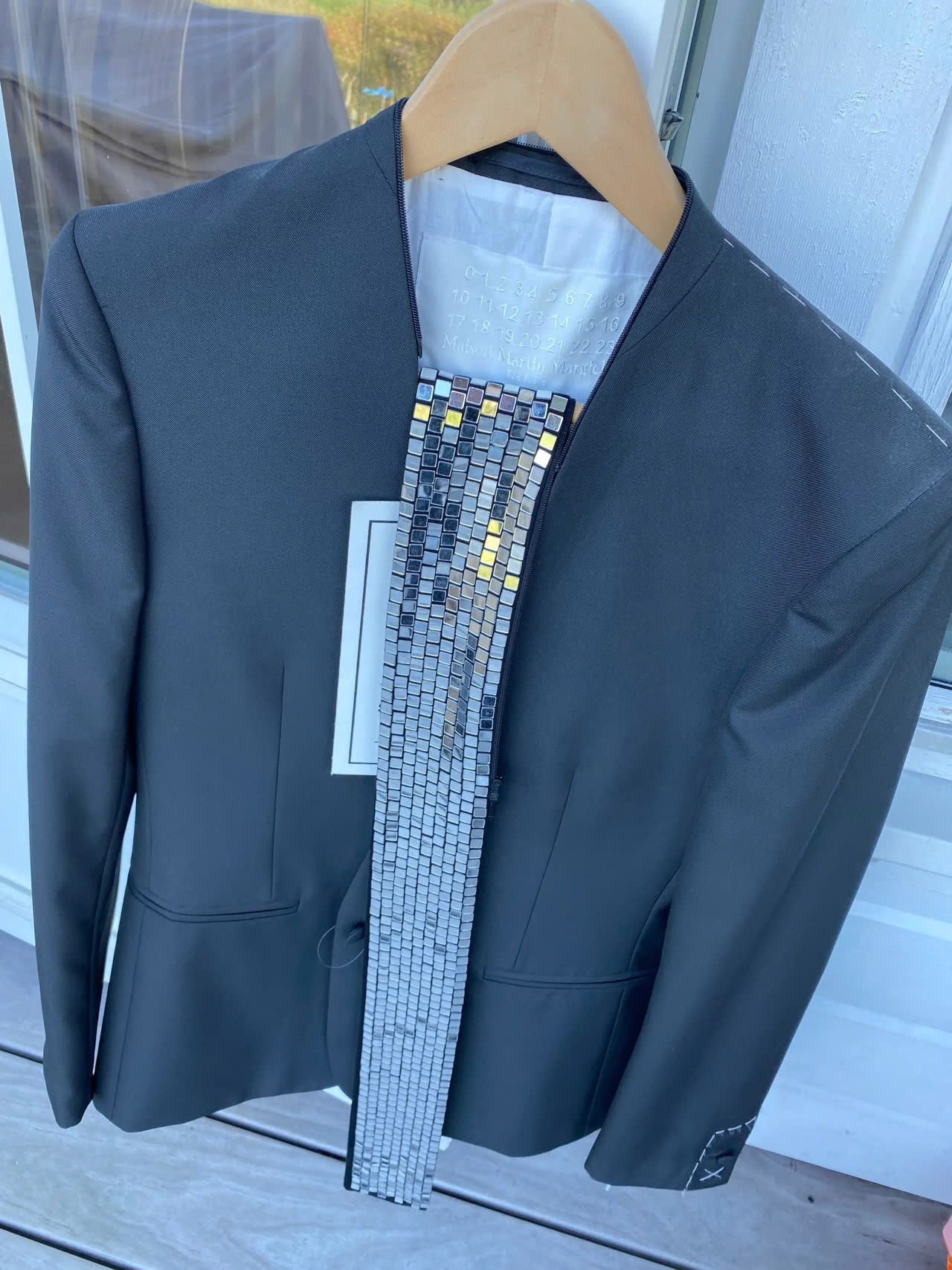 Maison Margiela Maison Margiela x HM Mirror ball tuxedo jacket Size 46S - 4 Thumbnail