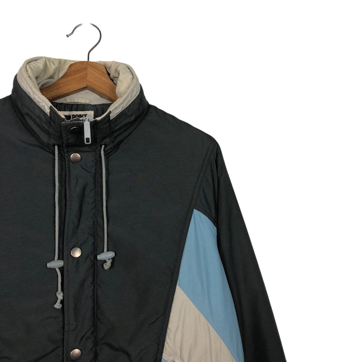 Japanese Brand 📌Vintage Ski Bomber Jacket Point Square Block Design Size US M / EU 48-50 / 2 - 7 Thumbnail