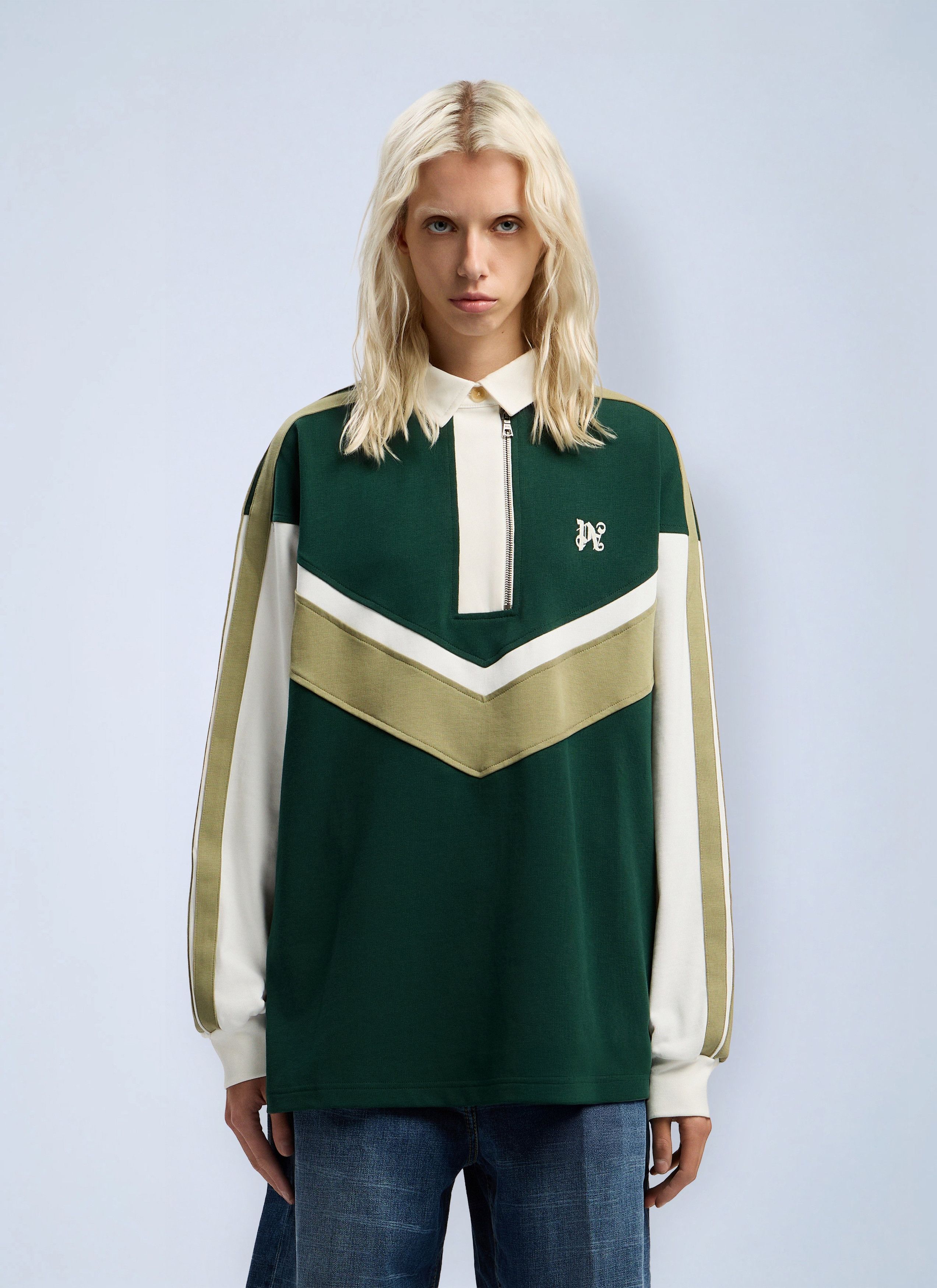 Palm Angels Monogram Polo Shirt Size XS / US 0-2 / IT 36-38 - 1 Thumbnail