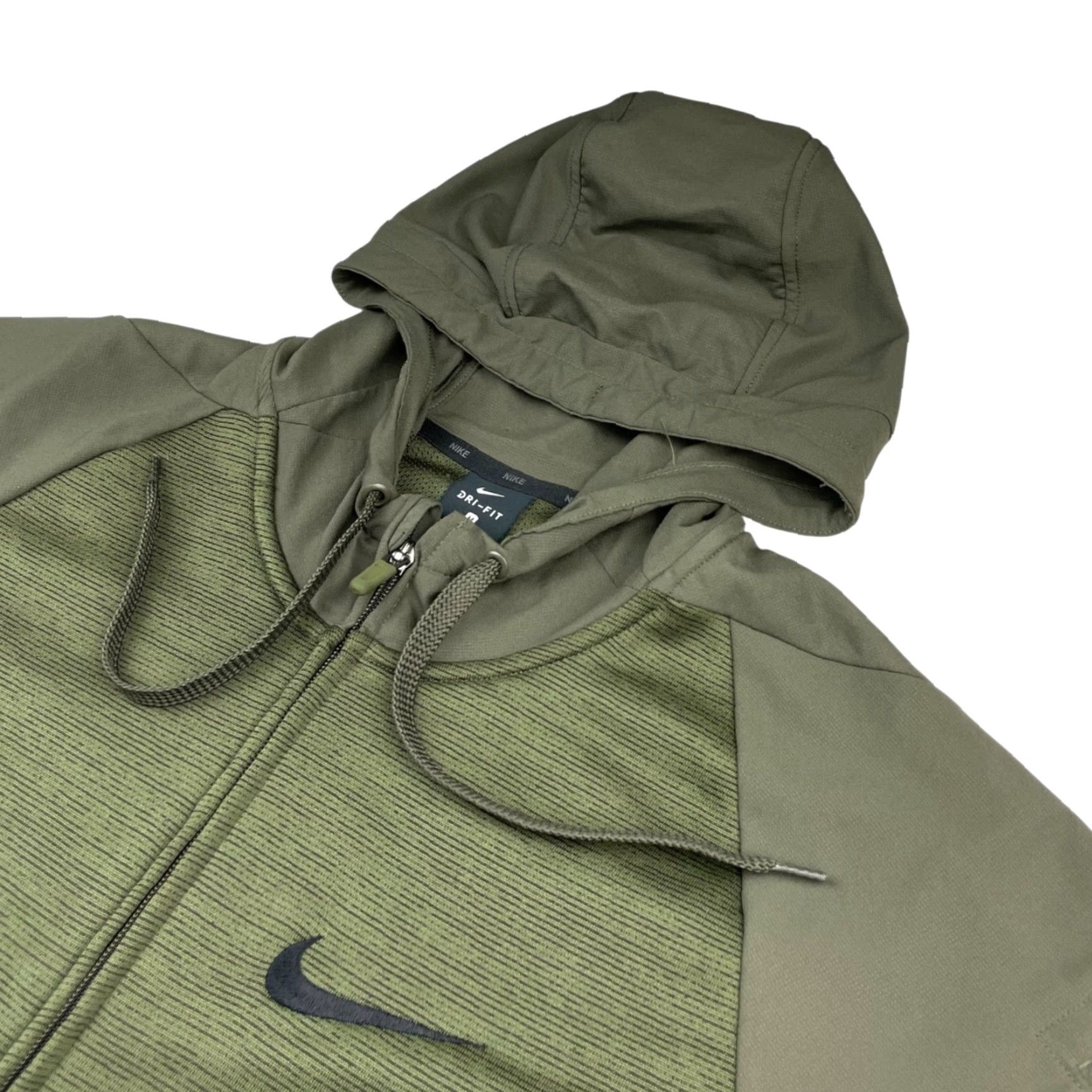 Nike Nike Men’s Hoodie Green Full Zip" Size US M / EU 48-50 / 2 - 2 Thumbnail