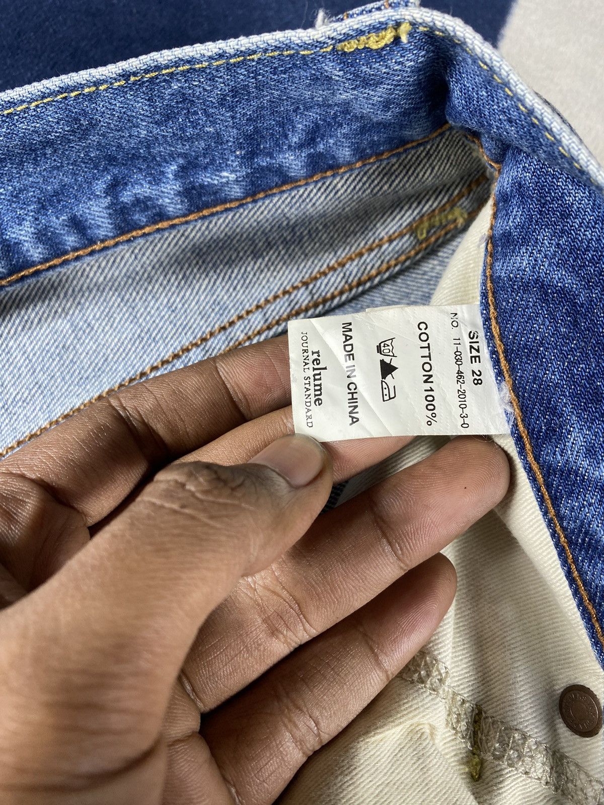 Japanese Brand × Journal Standard Relume Journal Standard Denim Selvedge Japanese Brand Size US 28 / EU 44 - 8 Thumbnail