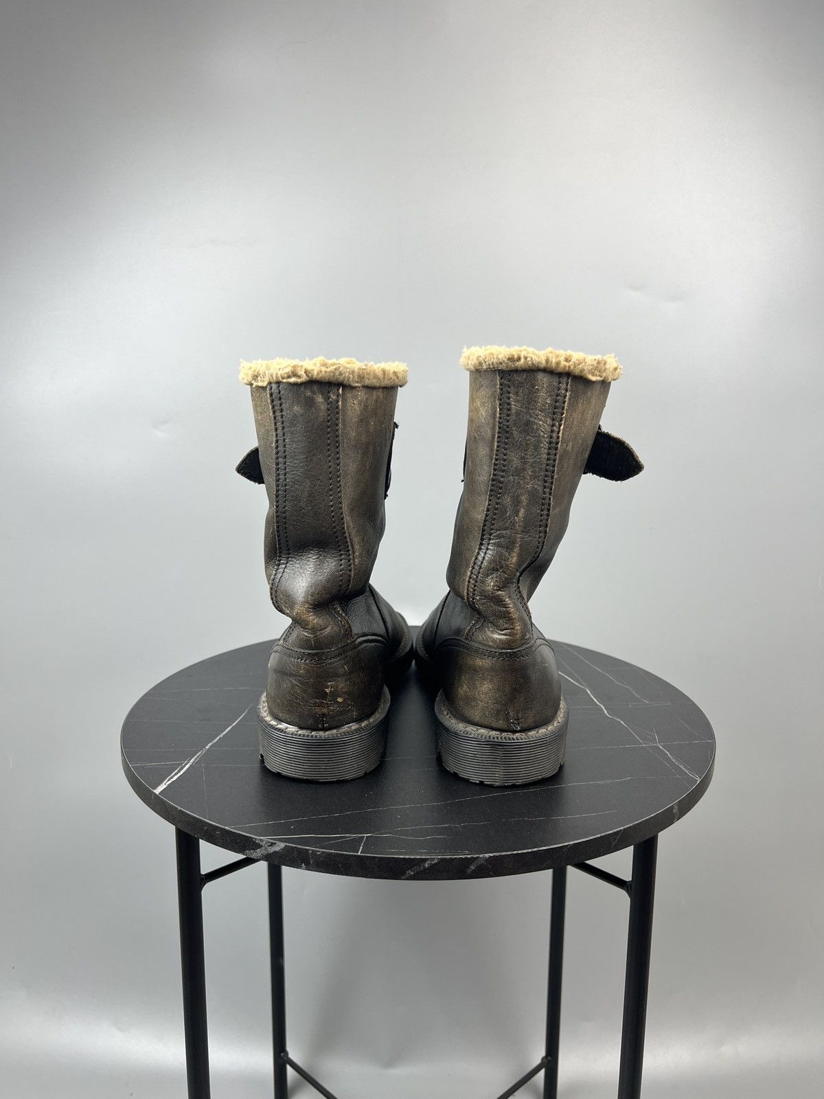 Dr. Martens Vintage Dr.Martens Leather Winter Wool Inner Boots (Y0589) Size US 8 / EU 41 - 9 Thumbnail