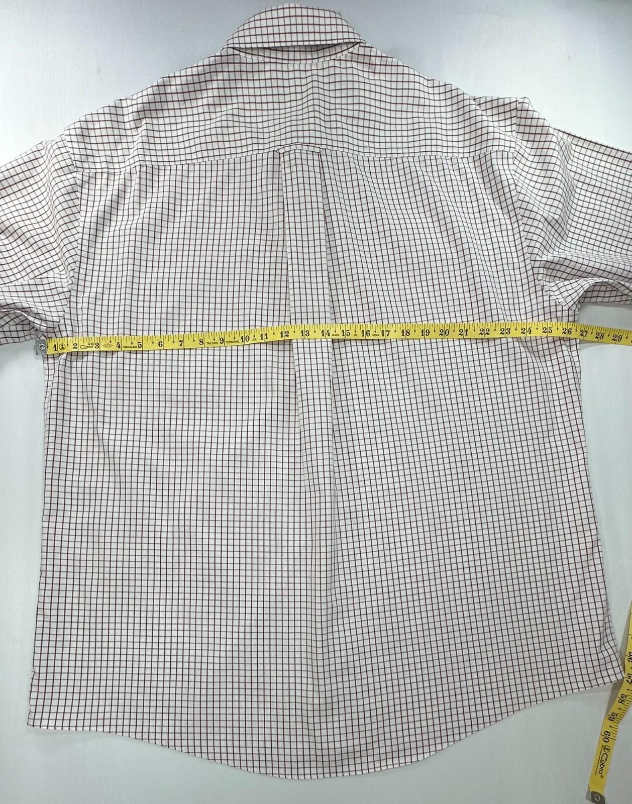 Orvis Orvis Checked 100% Cotton Oxford Button Up Red Mens XL Size US XL / EU 56 / 4 - 4 Thumbnail