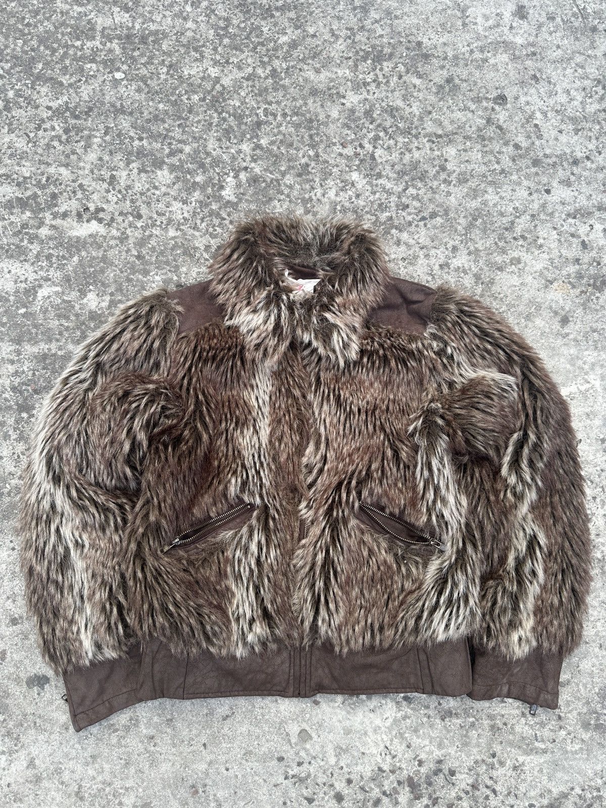 Other Y2K Vintage Fur Jacket Mohair Streetwear Opium Alt Rare VTg Size S / US 4 / IT 40 - 3 Thumbnail