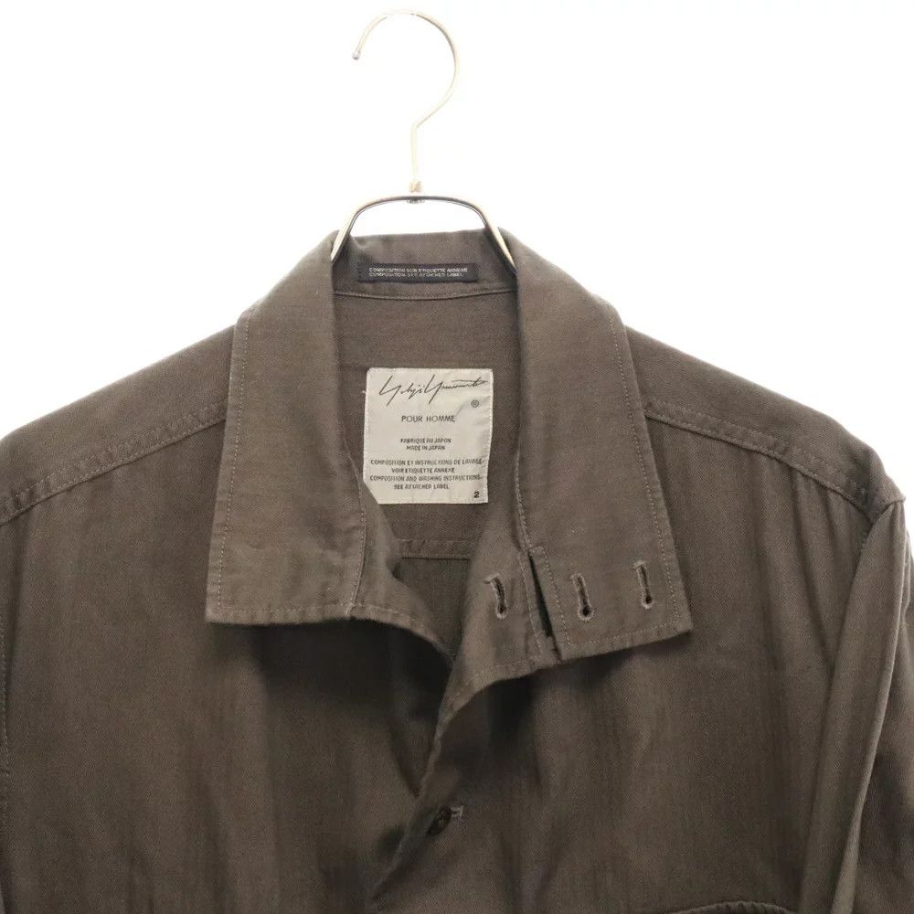 Yohji Yamamoto Yohji Yamamoto POUR HOMME 17AW wool long shirt coat Size US M / EU 48-50 / 2 - 3 Thumbnail