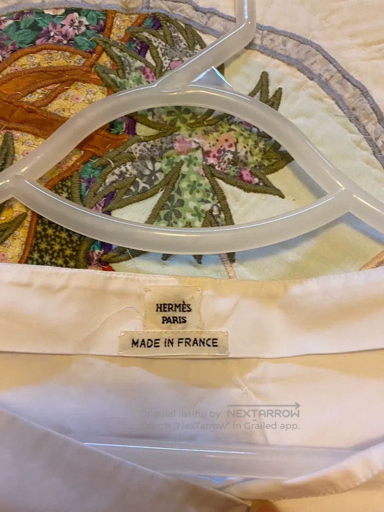 Hermes Hermes White Shirt Size XS / US 0-2 / IT 36-38 - 2 Thumbnail
