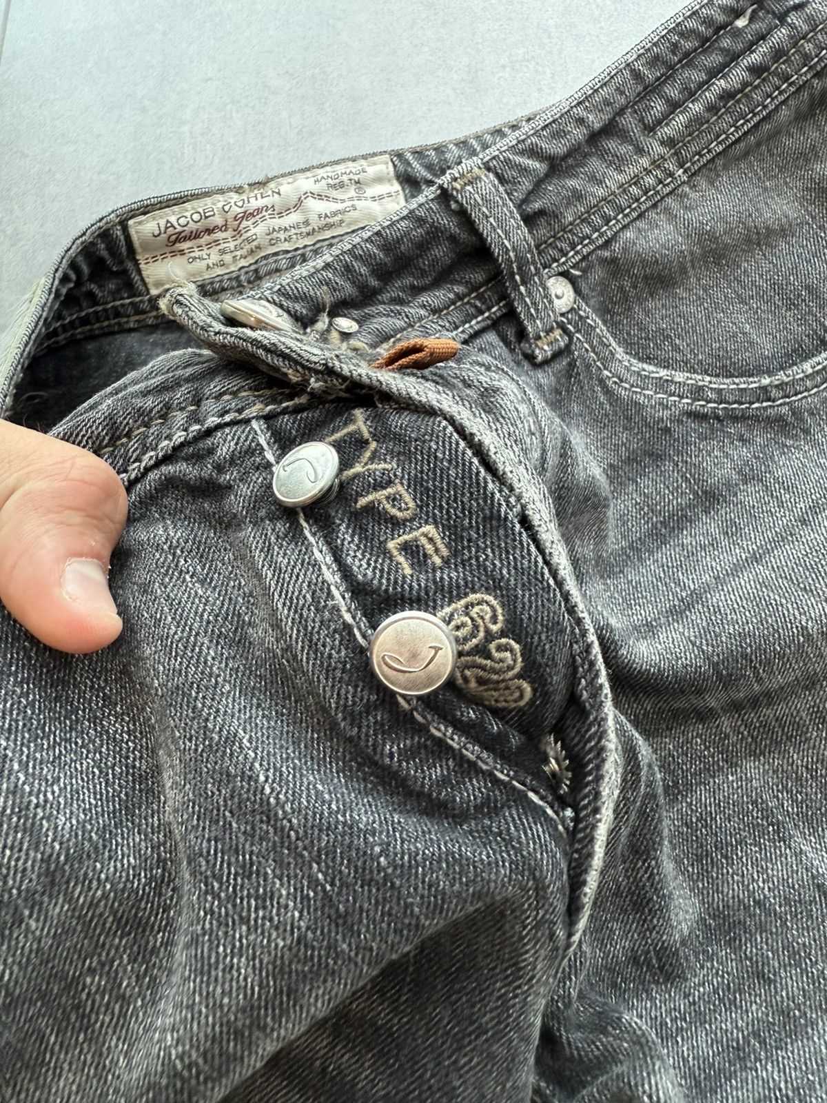 Jacob Cohen vintage Jacob Cohen baggy flared hype washed jeans japanese Size US 36 / EU 52 - 15 Thumbnail