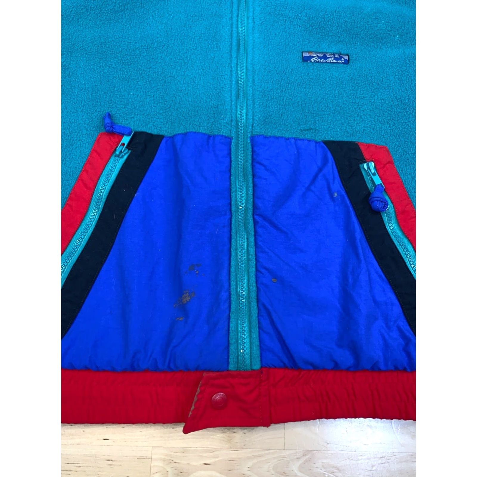 Eddie Bauer Vtgb Eddie Bauer Jacket Mens S Colorblock 90s Full Zip Pockets10839 Size US S / EU 44-46 / 1 - 7 Thumbnail