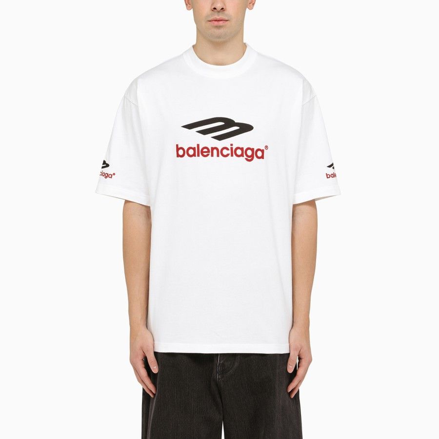 image of Balenciaga O1D2Blof0224 T-Shirt In White, Men's (Size Medium)