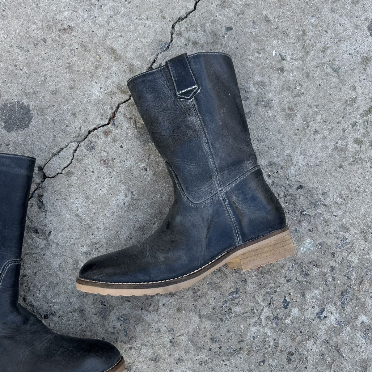 Leather Vintage Women’s Leather Boots HIP Y2K 00s USA Size 37 Size US 7 / IT 37 - 4 Thumbnail