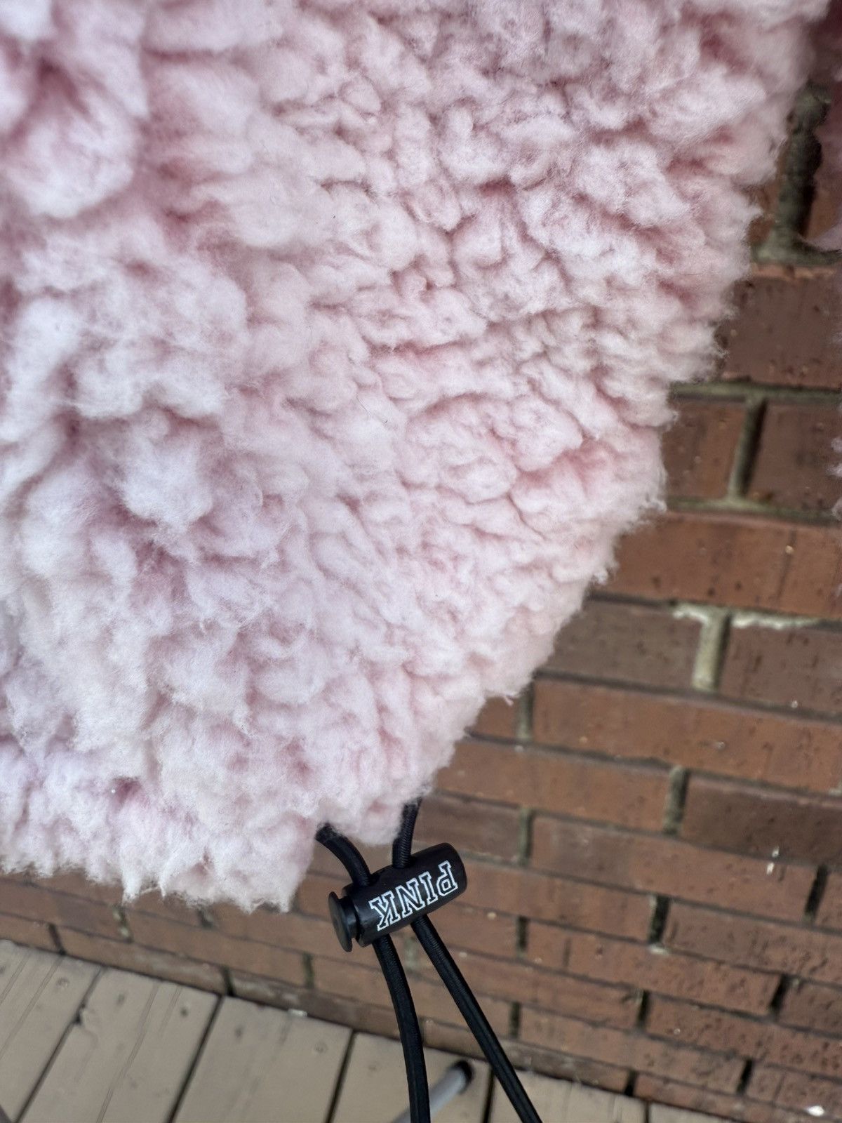 Victoria's Secret Victoria's Secret Pink Pullover Sherpa Funnel Neck Hoodie Size M / US 6-8 / IT 42-44 - 2 Thumbnail