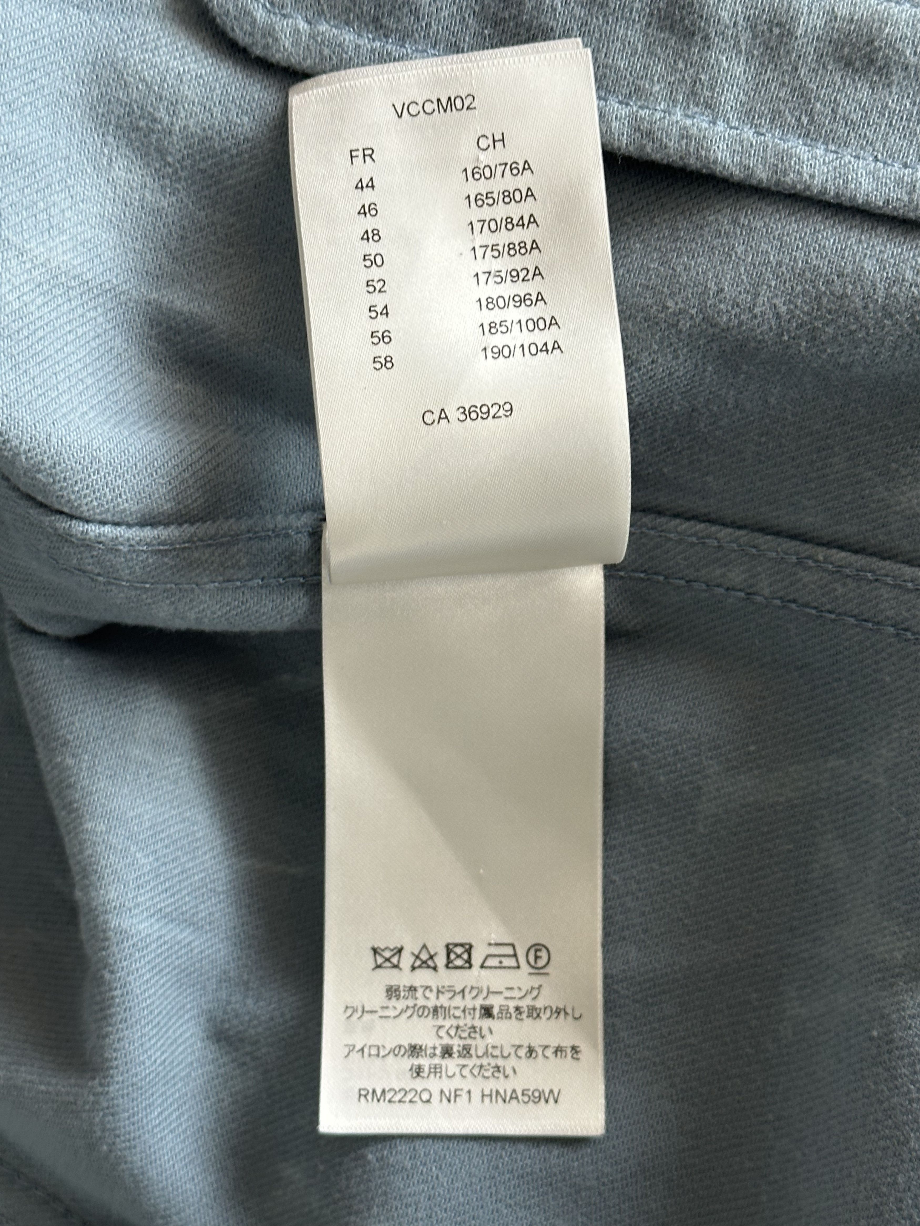 Louis Vuitton Louis Vuitton Blue & White LV Leaf Denim Jacket Size US M / EU 48-50 / 2 - 6 Thumbnail