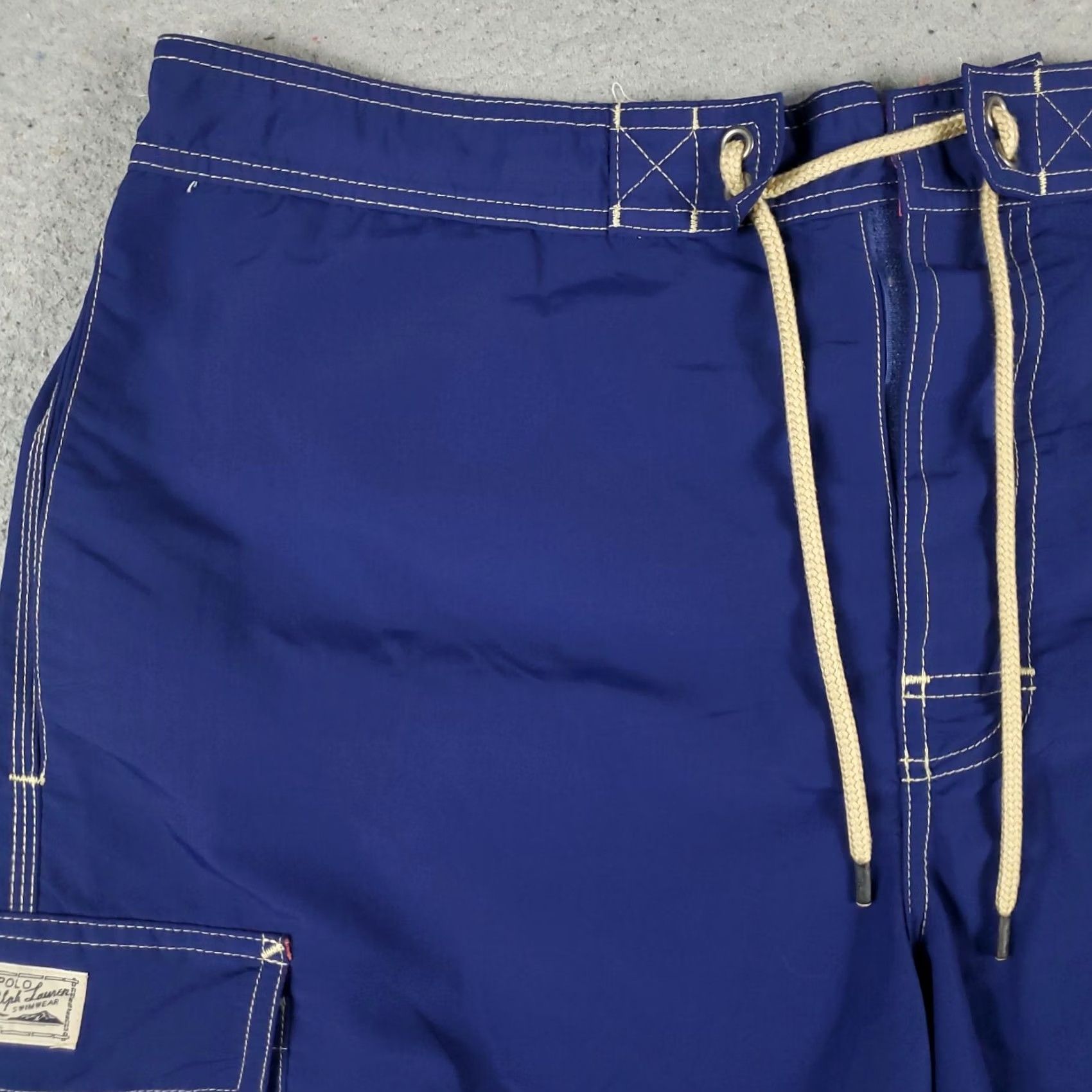 Polo Ralph Lauren Ralph Lauren Shorts Mens Large Blue Pony Beach Board Shorts Swim Trunks Size US 33 - 2 Thumbnail