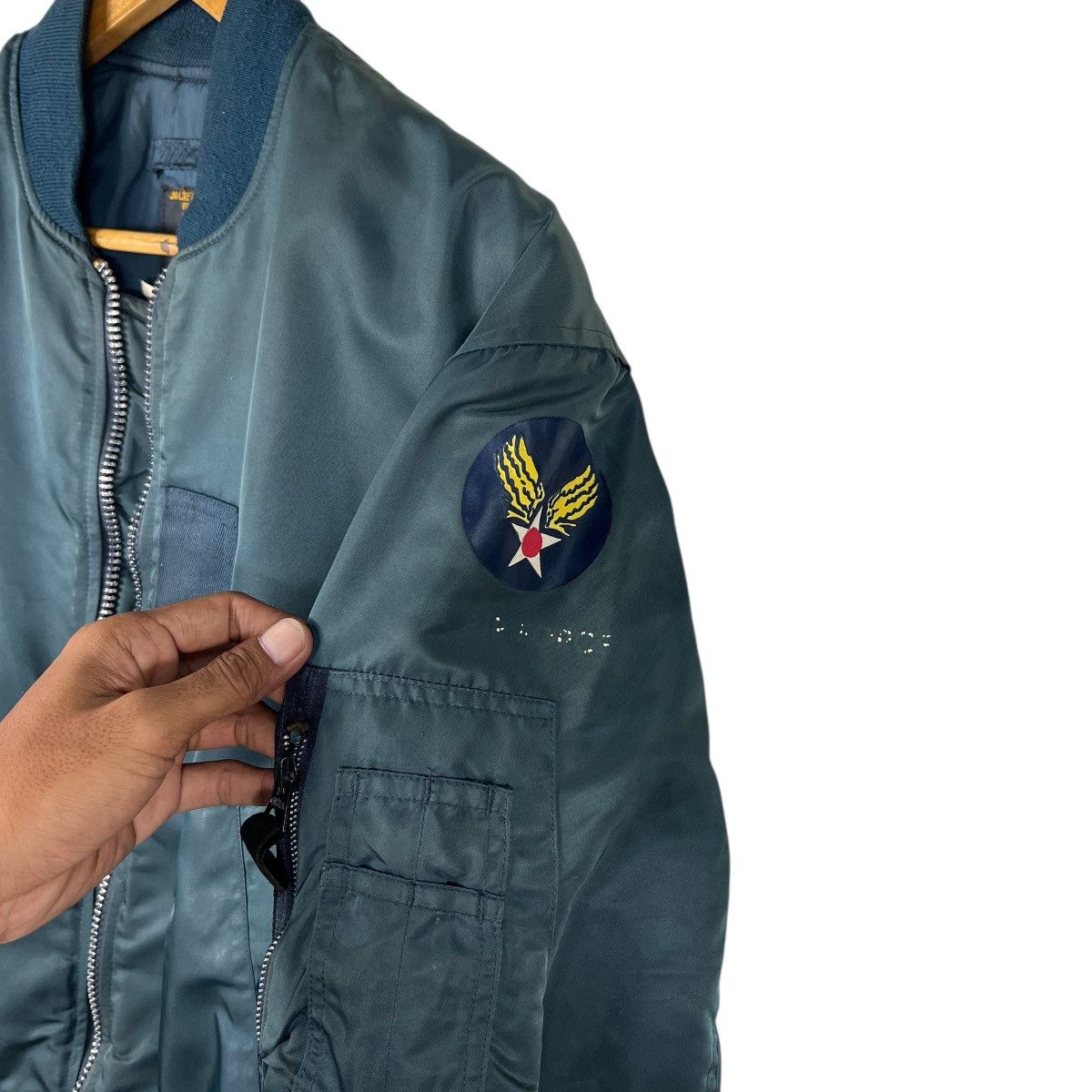 Cooper 🔥 Vintage Ma-1 Us Air Force Cooper Mfg Bomber Jacket Size US L / EU 52-54 / 3 - 6 Thumbnail