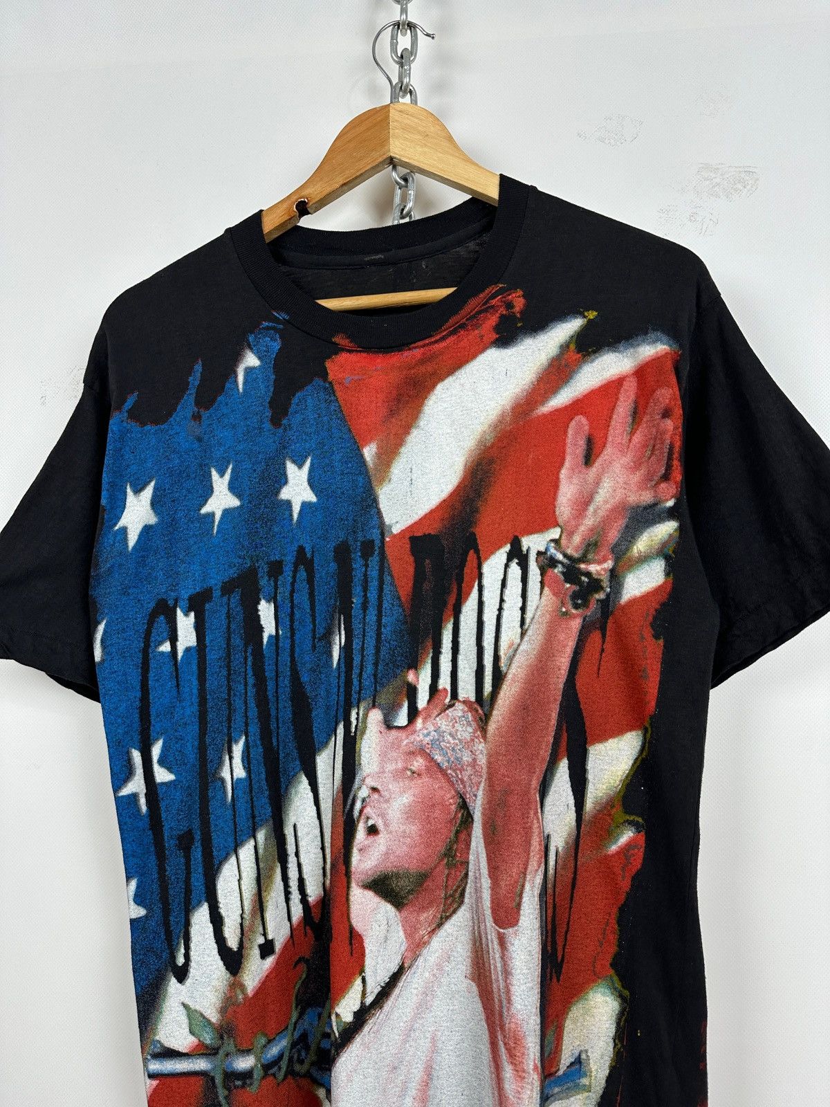 Band Tees 90s Vintage Guns N Roses Axl Rose Kill Your Idol T-Shirt Size US M / EU 48-50 / 2 - 5 Thumbnail