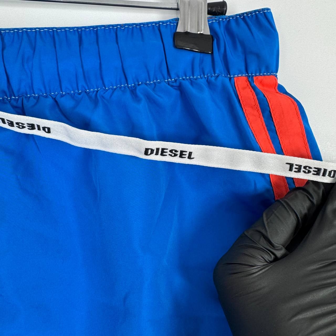 Diesel Diesel Swim Shorts Blue Red Logo Beach Swimwear Mens Size M Size US 30 / EU 46 - 3 Thumbnail