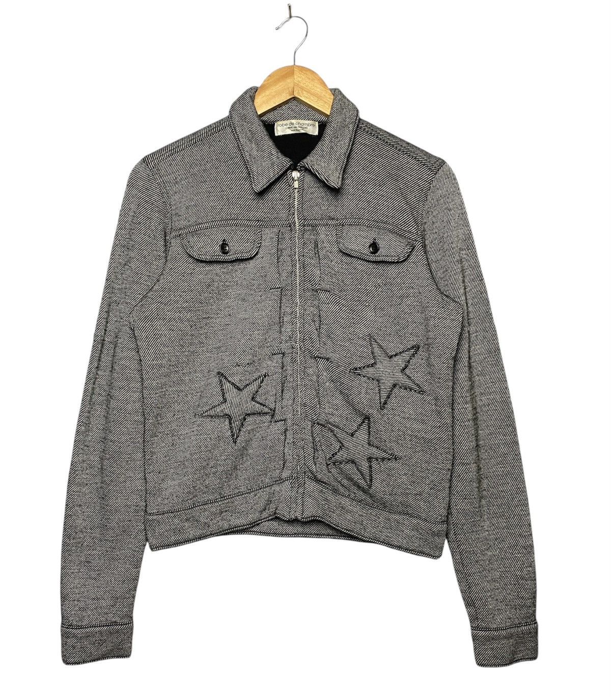 Comme des Garcons A/W 2003 Comme Des Garcons Star Wool Jacket Size US S / EU 44-46 / 1 - 1 Thumbnail