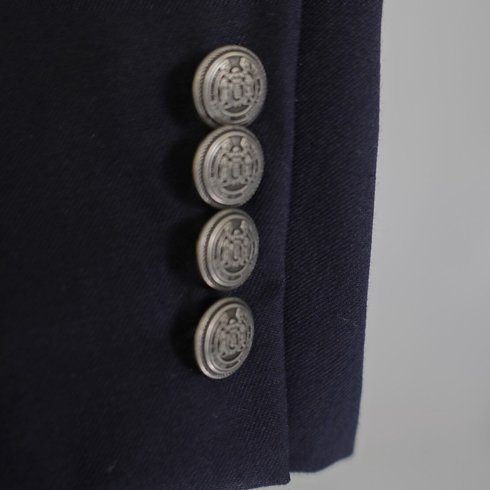 Jack Victor Jack Victor Wynnwood - Spj Wool Navy Blue 2 Silver Button B Size 40R - 4 Thumbnail