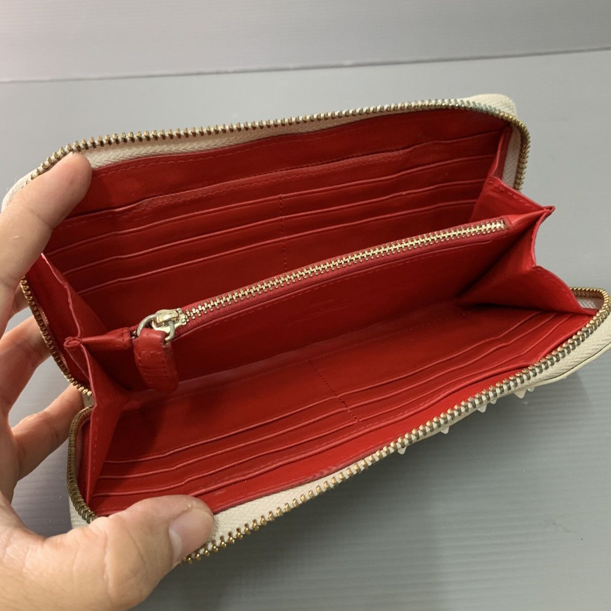 Christian Louboutin Christian Louboutin Spike Long Wallet Size ONE SIZE - 9 Thumbnail