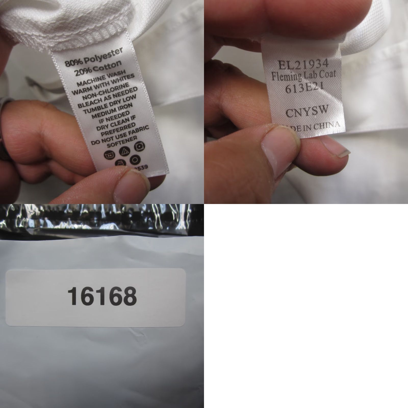 Vintage Medelita Fleming Lab Coat Mens L White Professional Medical Jacket Nursing Size US L / EU 52-54 / 3 - 10 Thumbnail