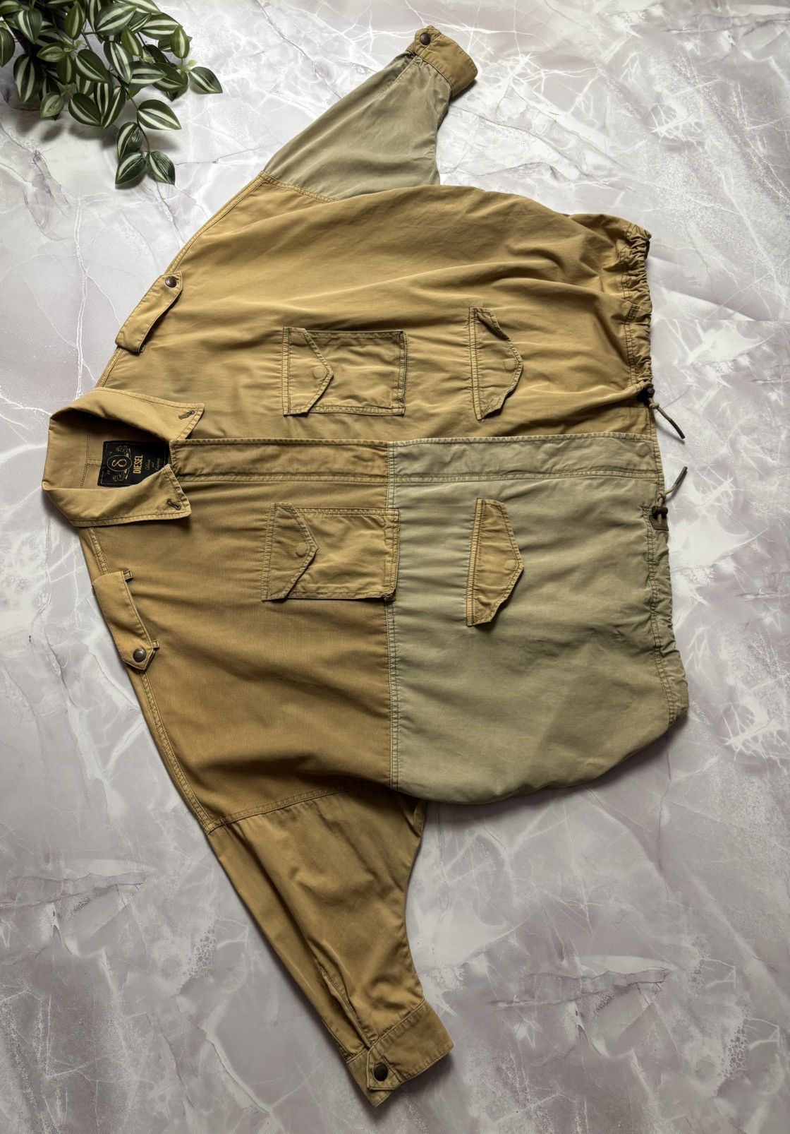 Diesel Diesel G-IVA-A Oversized Cape Fit Parka Batwing XXS(OS) Size ONE SIZE - 2 Thumbnail