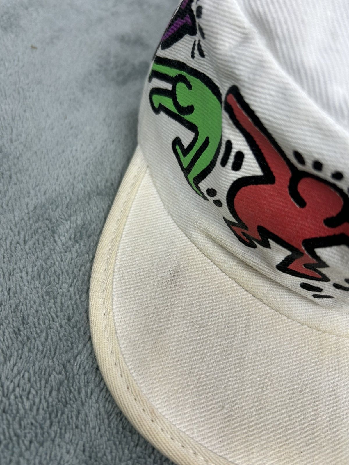 Keith Haring Vintage 80’s Keith Haring Painter Hat Size ONE SIZE - 2 Thumbnail