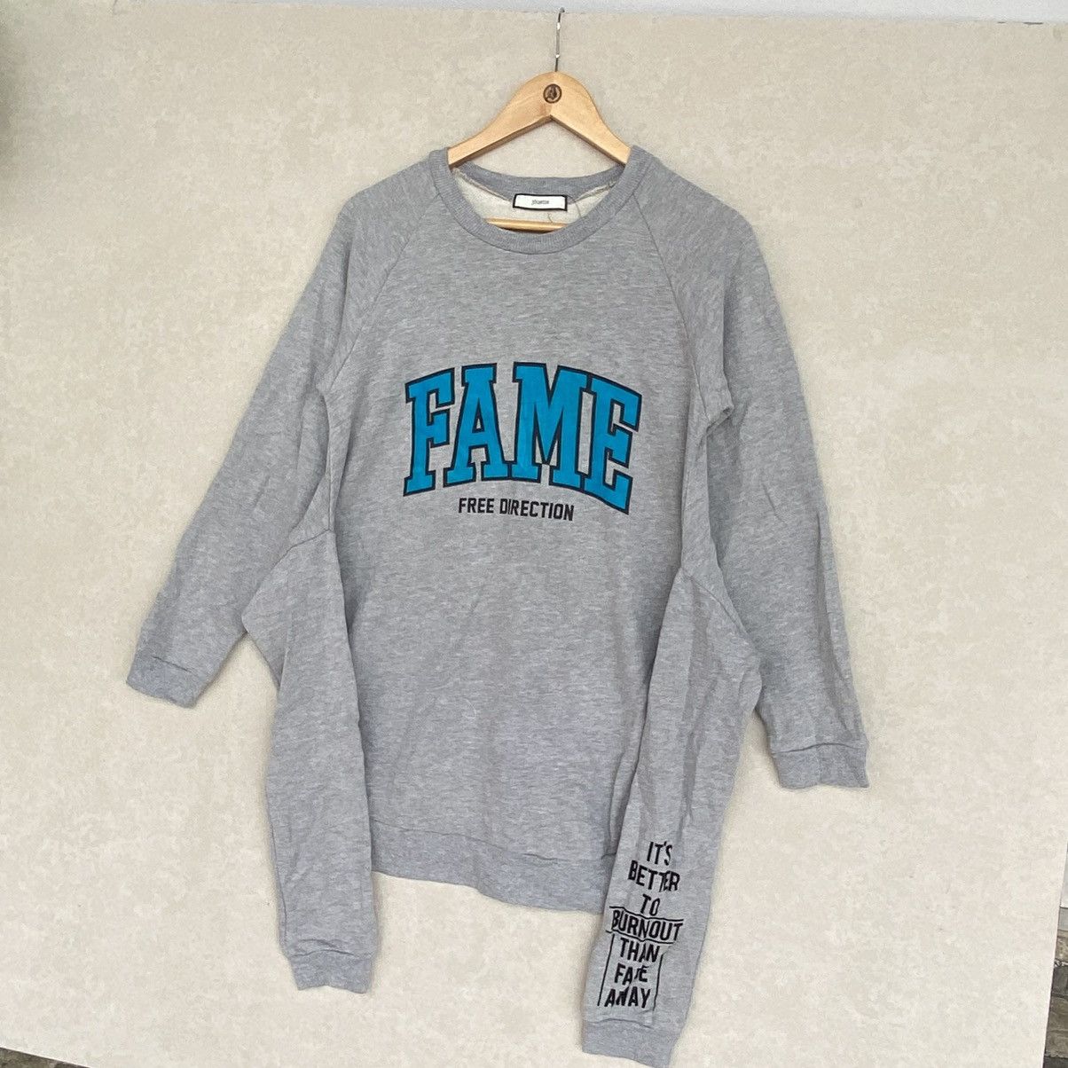 Other Vintage Fame Free Direction Printed Crewneck Sweatshirt Gray Size US M / EU 48-50 / 2 - 2 Thumbnail