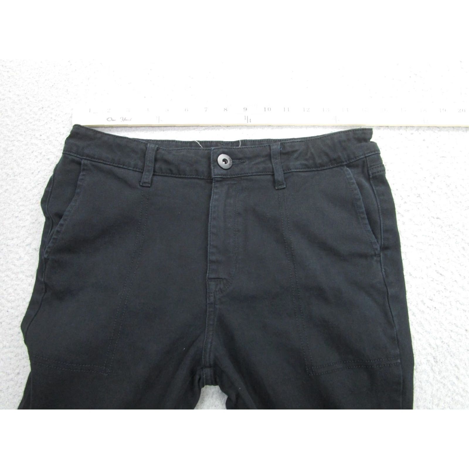 DL1961 DL1961 Pants Womens 25 Black Slim Straight Stretch Casual Chino Jeans Style - Womens - Pants - 25 - Black - DL1961 - Casual - 90s? (no) Size 42" / US 20 - 7 Thumbnail