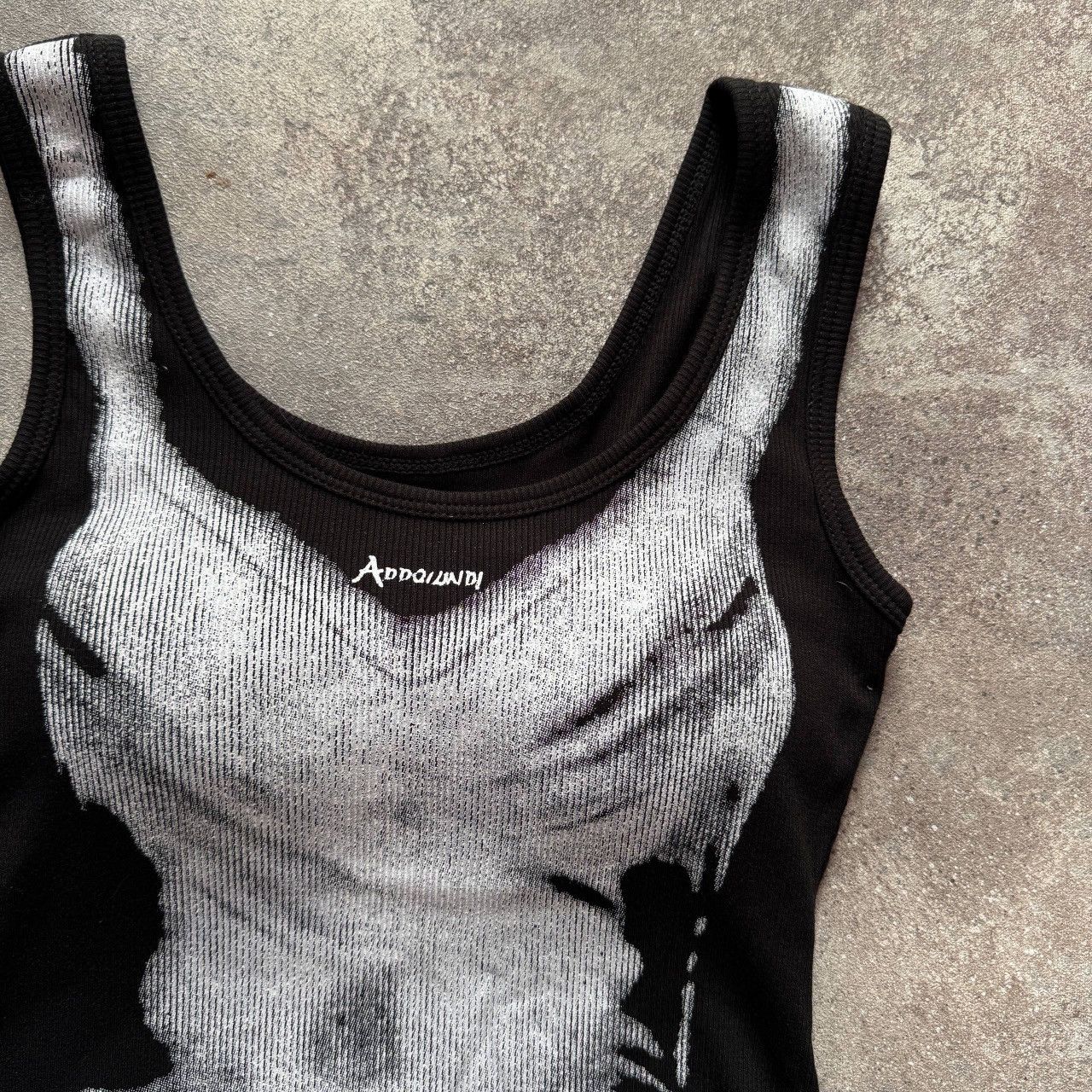 If Six Was Nine Diesel Style Y2K Body Print Avant Garde Tank Top Size S / US 4 / IT 40 - 5 Thumbnail