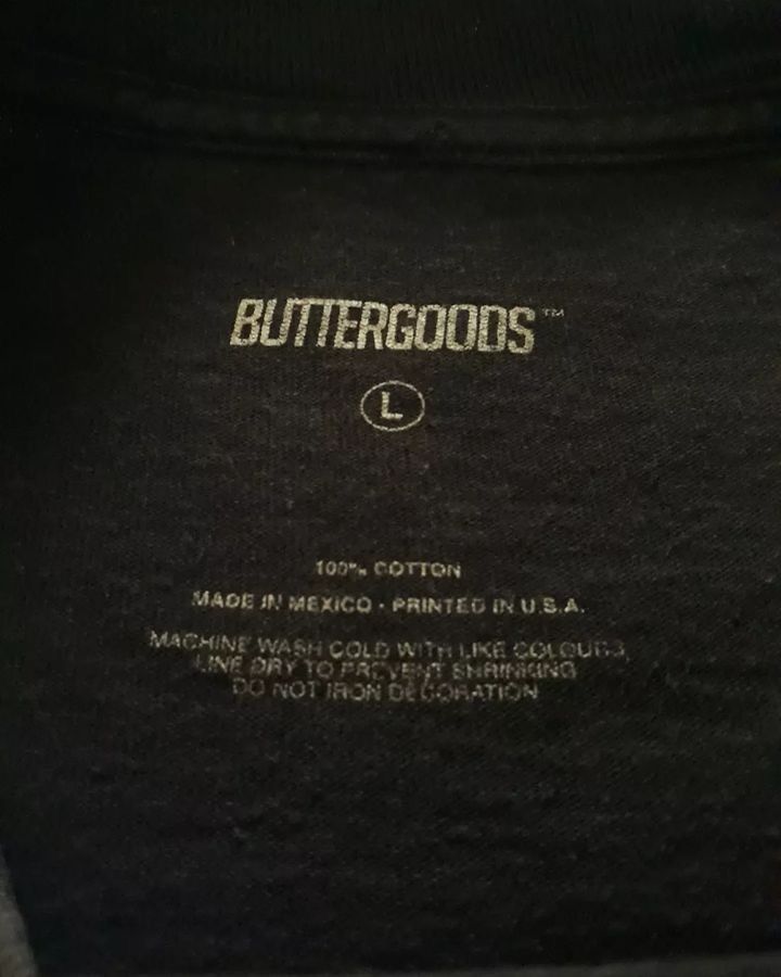 Butter Goods Butter tshirt Black Tee skate skateboard L Size US L / EU 52-54 / 3 - 2 Thumbnail