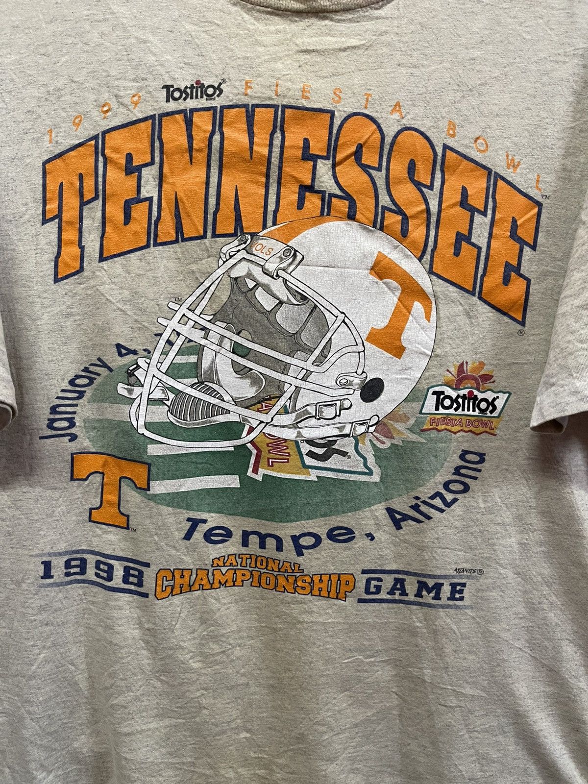 Vintage Vintage 90s Tostitos Fiesta Bowl Tennessee Very Rare🔥🔥🔥 Size US XL / EU 56 / 4 - 2 Thumbnail