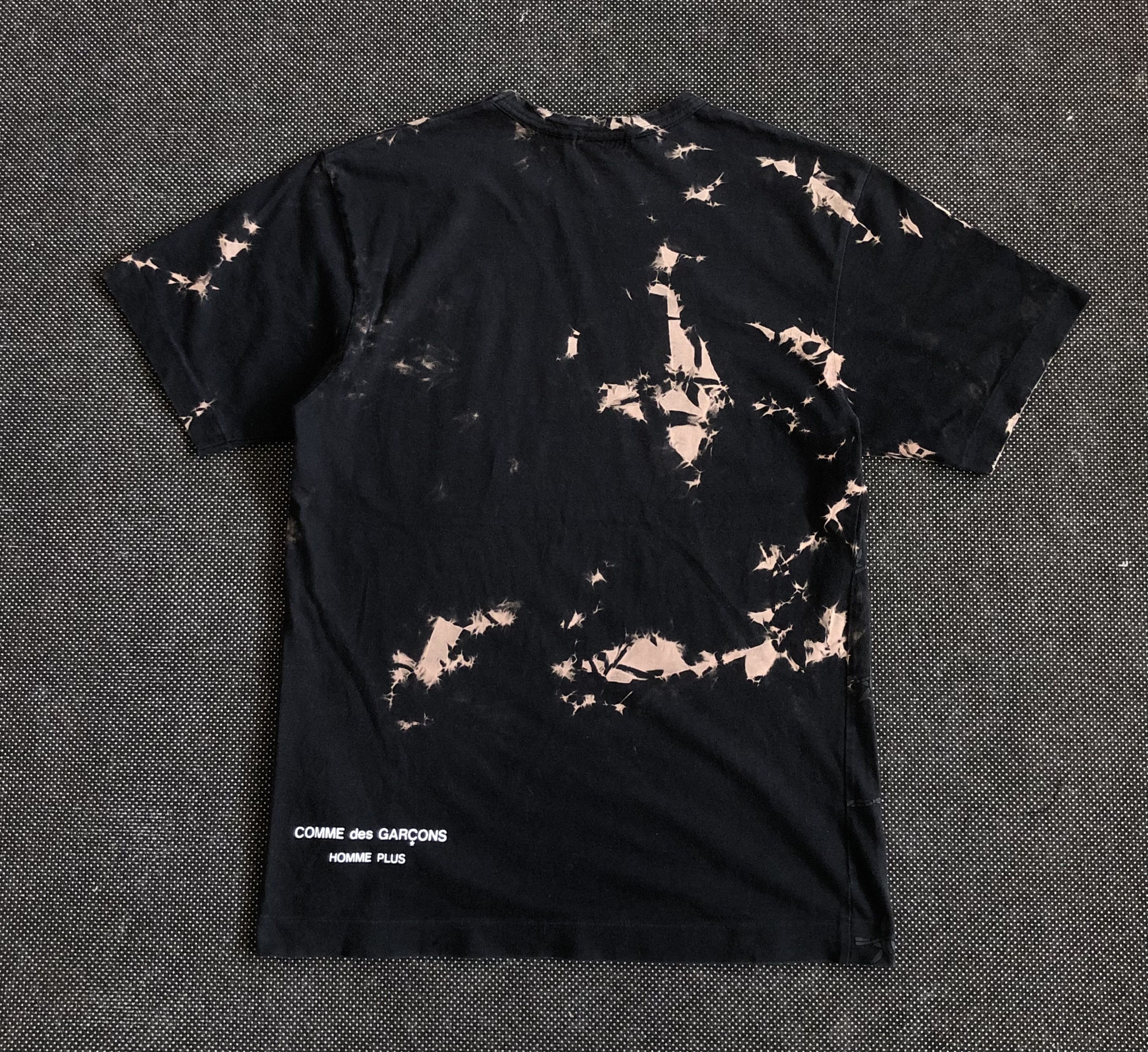 Comme des Garcons AW2006 CDG HOMME PLUS BARBED WIRE DISTRESS TEE BLACK Size US S / EU 44-46 / 1 - 3 Thumbnail