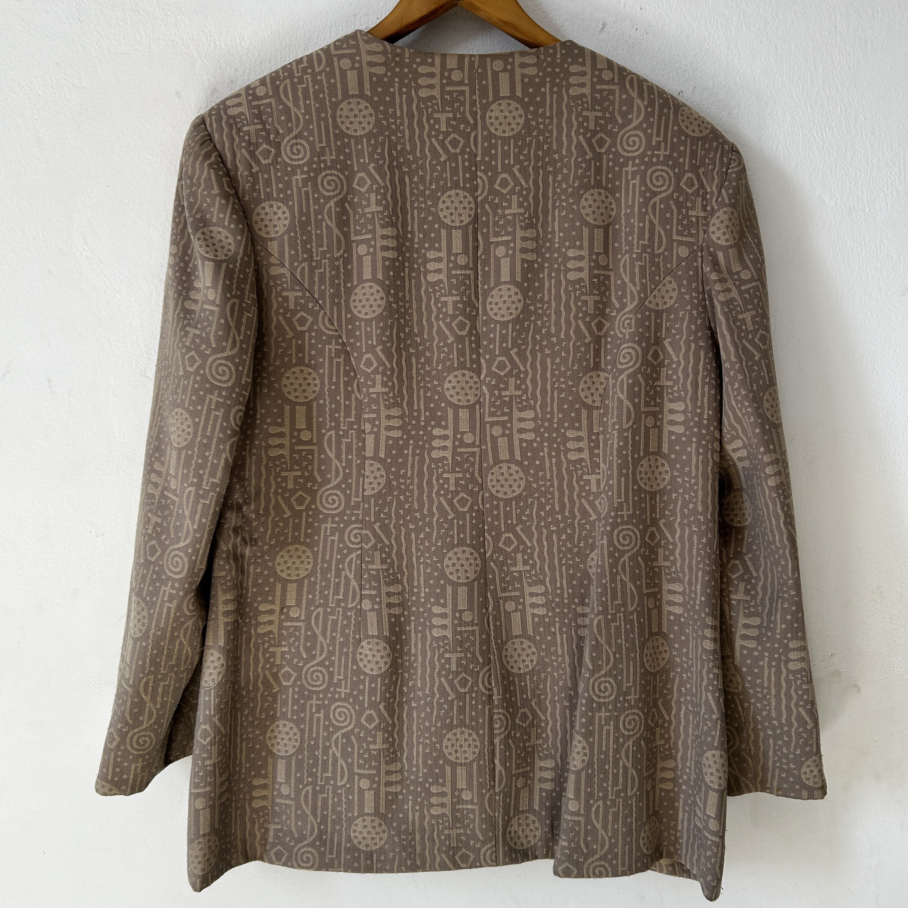 Custom jacket with musical notes