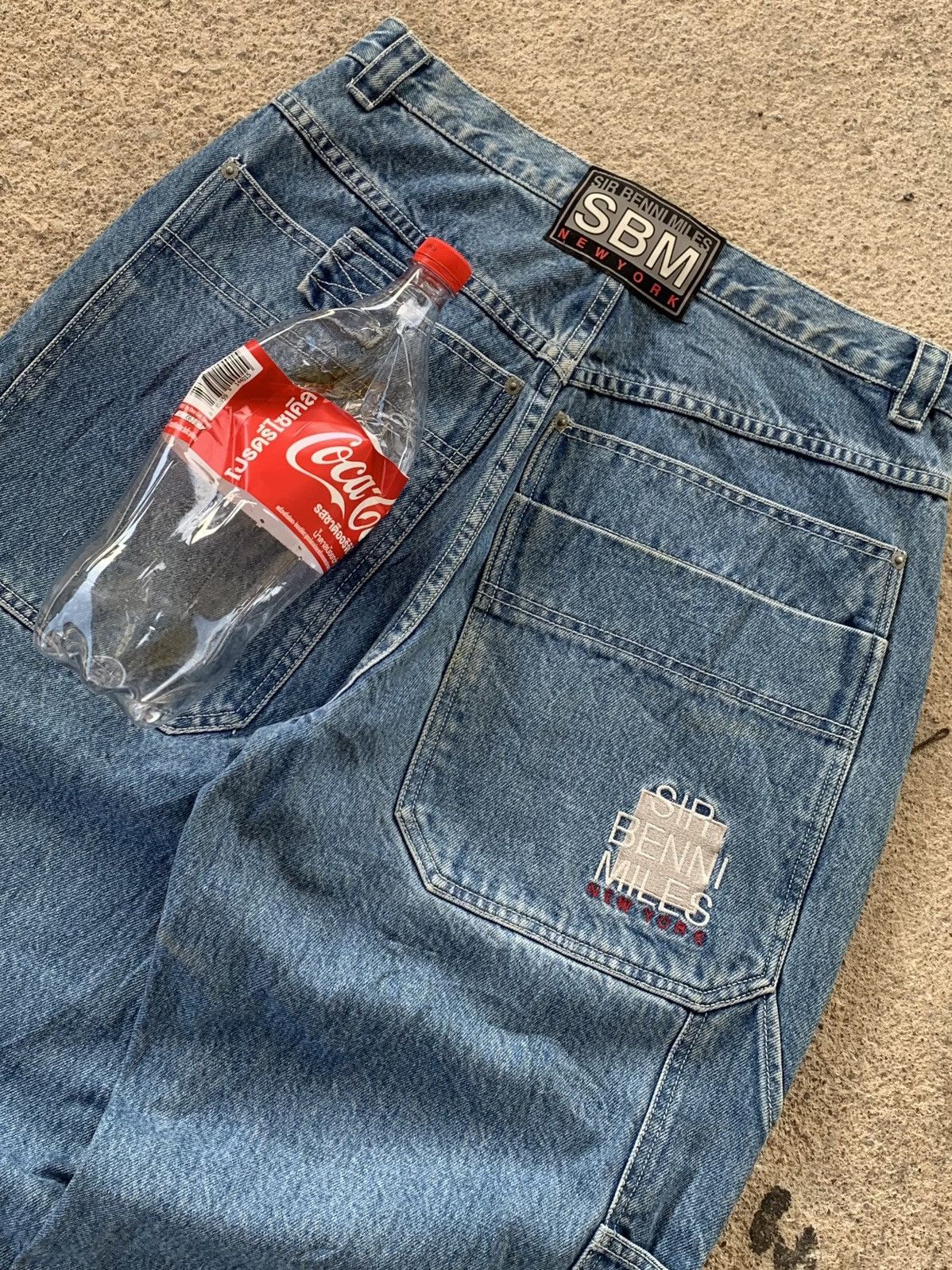JNCO × Vintage Vintage SBM Sir benni miles new york baggy jeans Size US 31 - 3 Thumbnail
