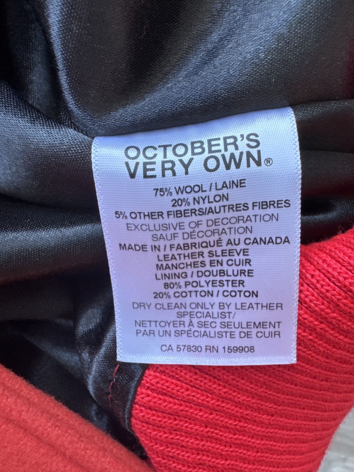 October's Very Own OVO x McGill Varsity Jacket SS25 XL *New Size US XL / EU 56 / 4 - 8 Thumbnail