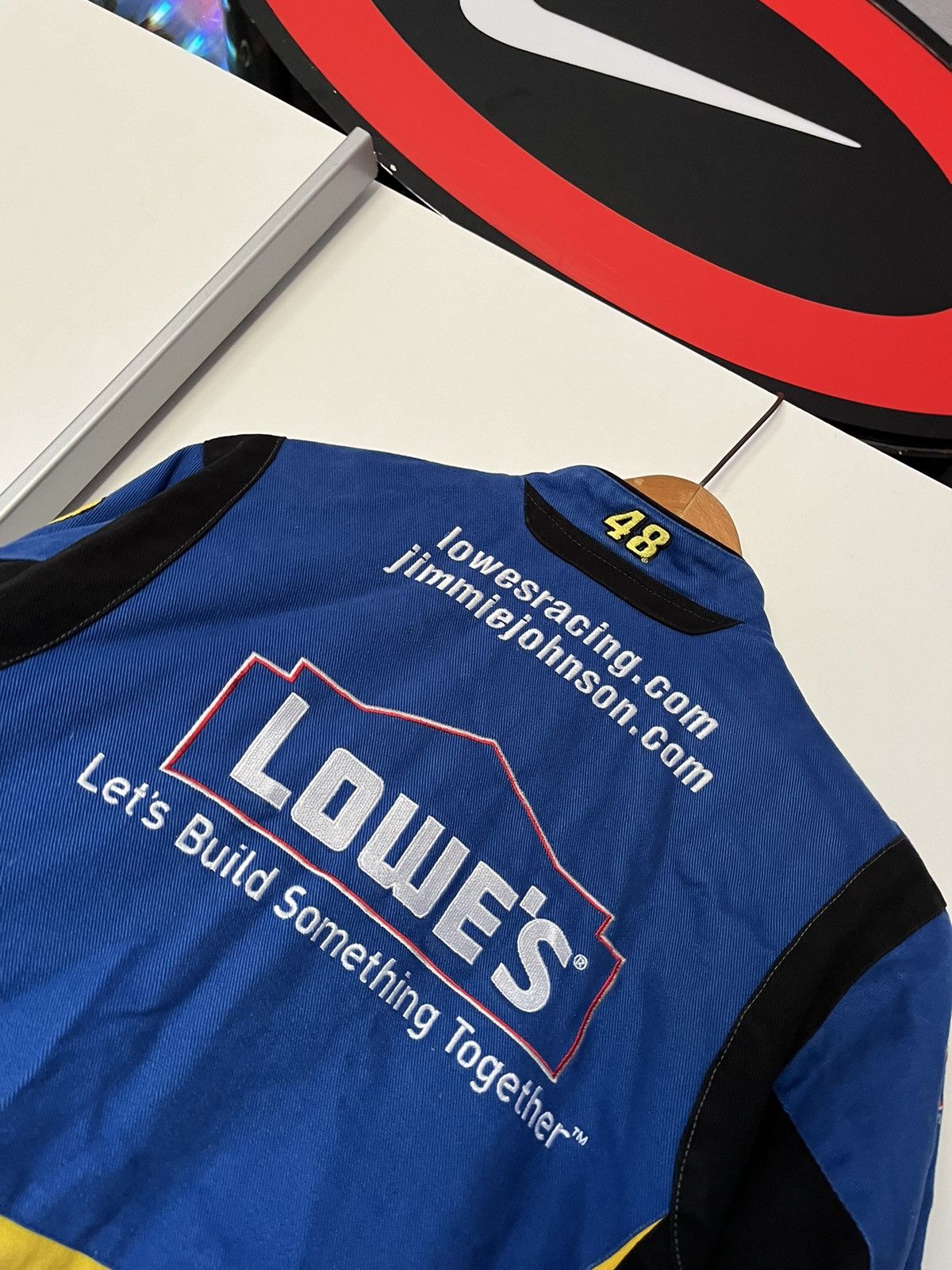 NASCAR Vintage 00’s JH Design Jimmie Johnson Nascar Jacket Racing Size XS / US 0-2 / IT 36-38 - 11 Thumbnail