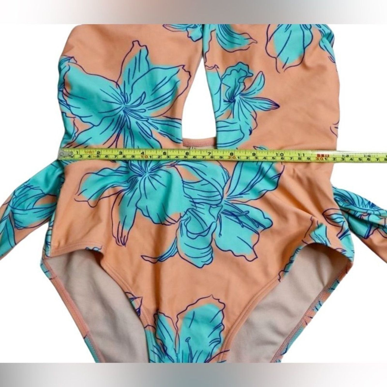 Other Cupshe Blooming Flowers Wrap 1 Piece Swimsuit LARGE Hawaiian Size L / US 10 / IT 46 - 7 Thumbnail