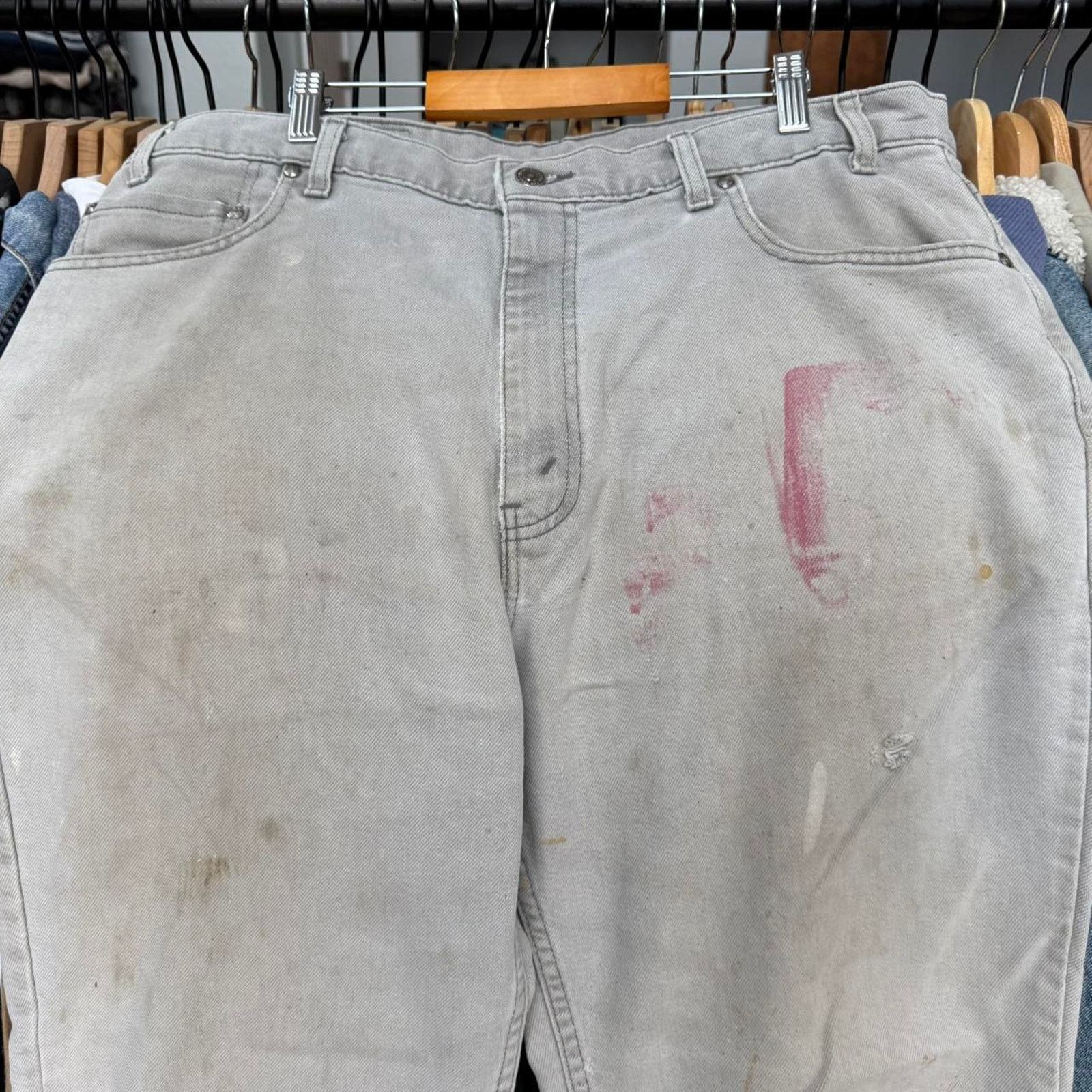 Levi's Vintage 90s Distressed Levi's 540 Copper Tab Jeans Size US 37 - 3 Thumbnail