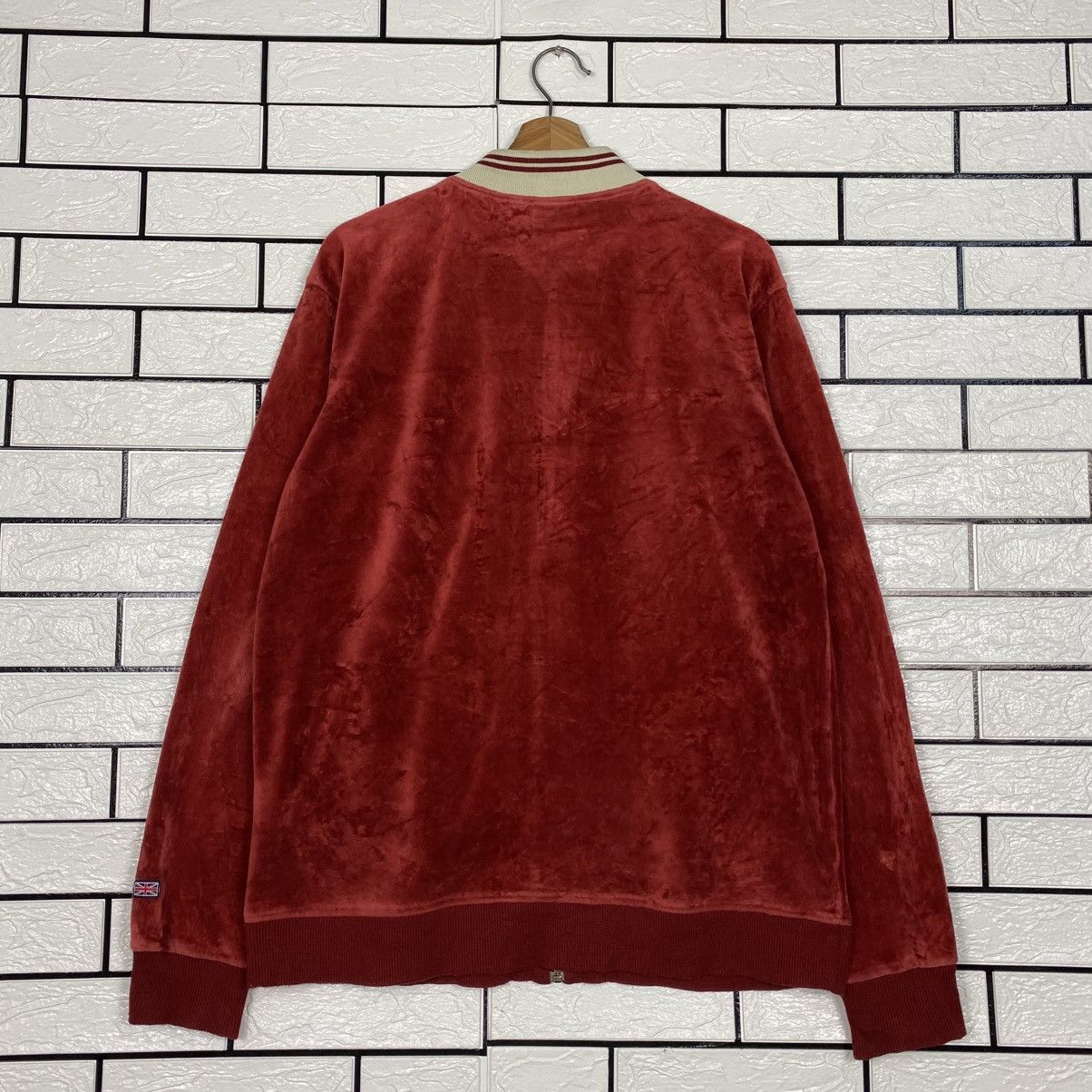 Reebok 📌Vintage Velvet Bomber Jacket Reebok Classic Size US L / EU 52-54 / 3 - 9 Thumbnail