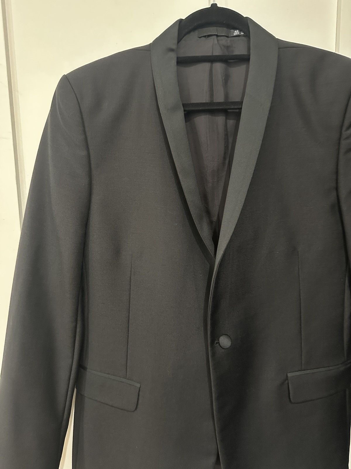 Blk Dnm BLK DNM Shawl Collar Tux Blazer Size 48S - 2 Thumbnail