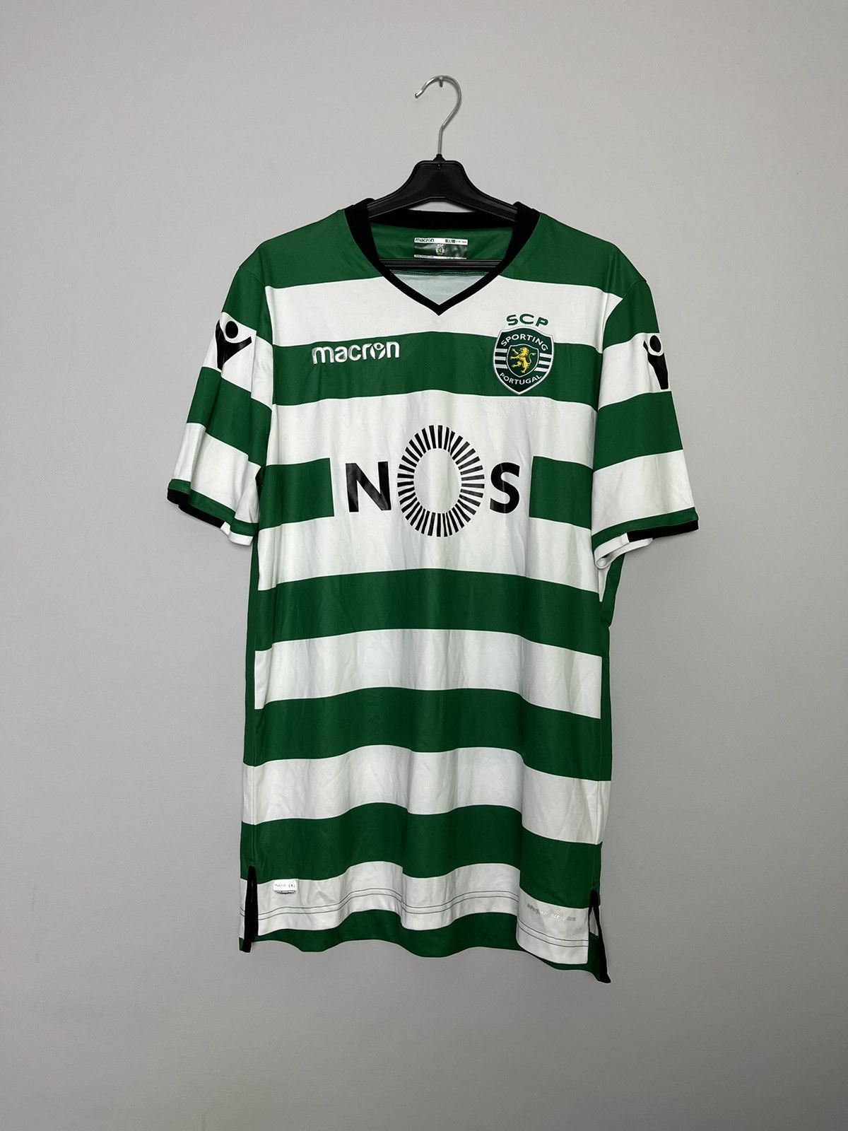 Macron sporting lisbon cp tshirt soccer jersey