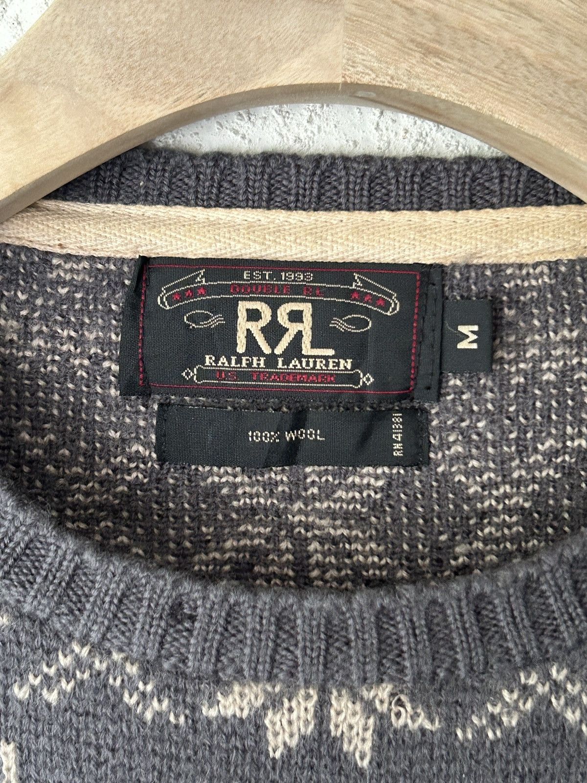 RRL Ralph Lauren RRL Ralph Lauren Cardigan Sweater Wool Size US M / EU 48-50 / 2 - 5 Thumbnail