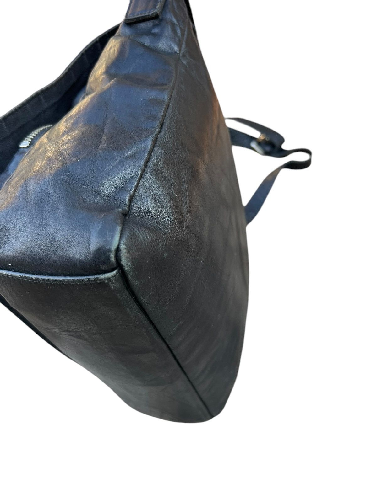 Japanese Brand × Leather Vintage pour deux ACCE. Japan Patina Leather Cargo Sling Bag Size ONE SIZE - 13 Thumbnail