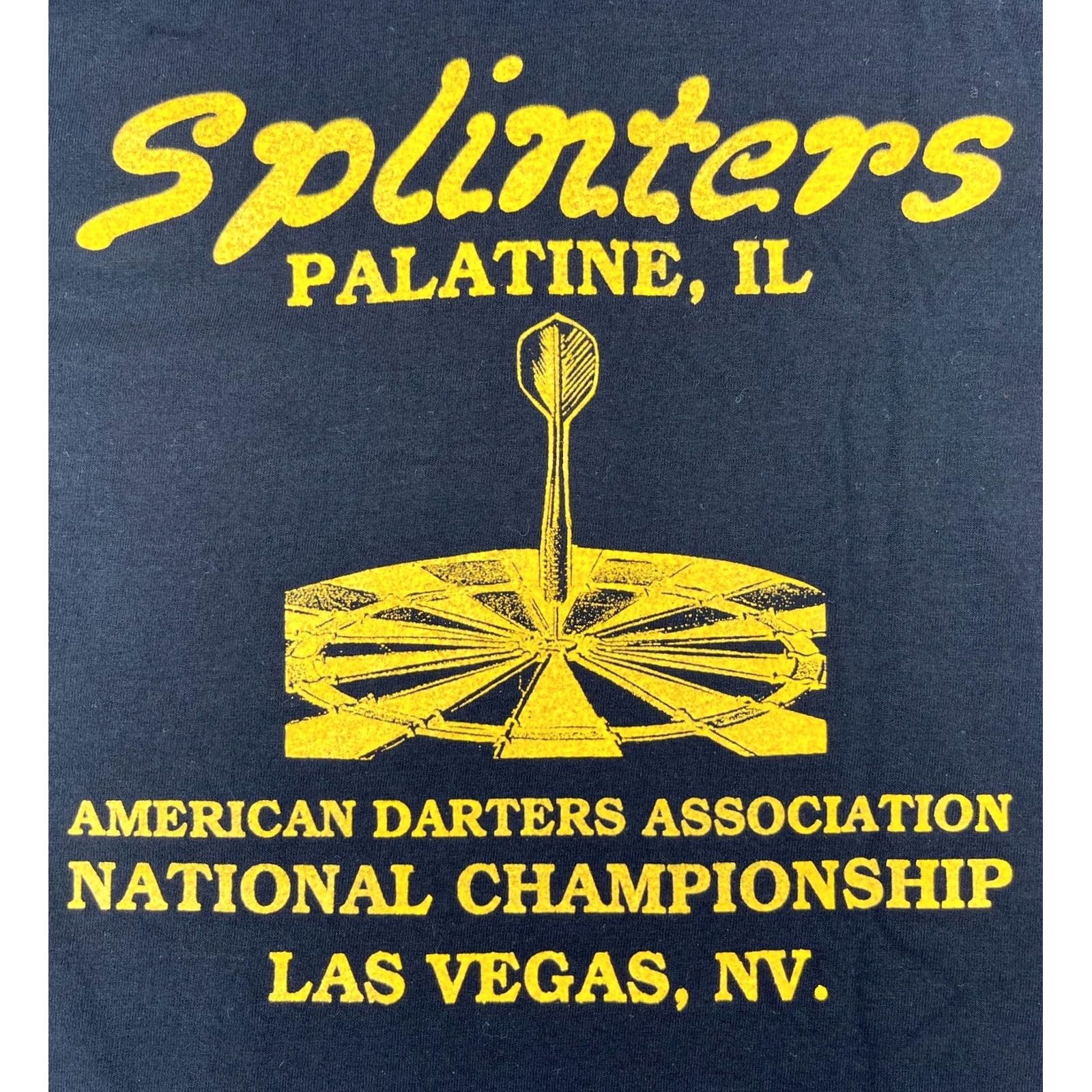 Gildan VINTAGE Gildan Polo Shirt Mens XL Black American Darters Association Splinters Sports Club Sz XL Size US XL / EU 56 / 4 - 4 Thumbnail
